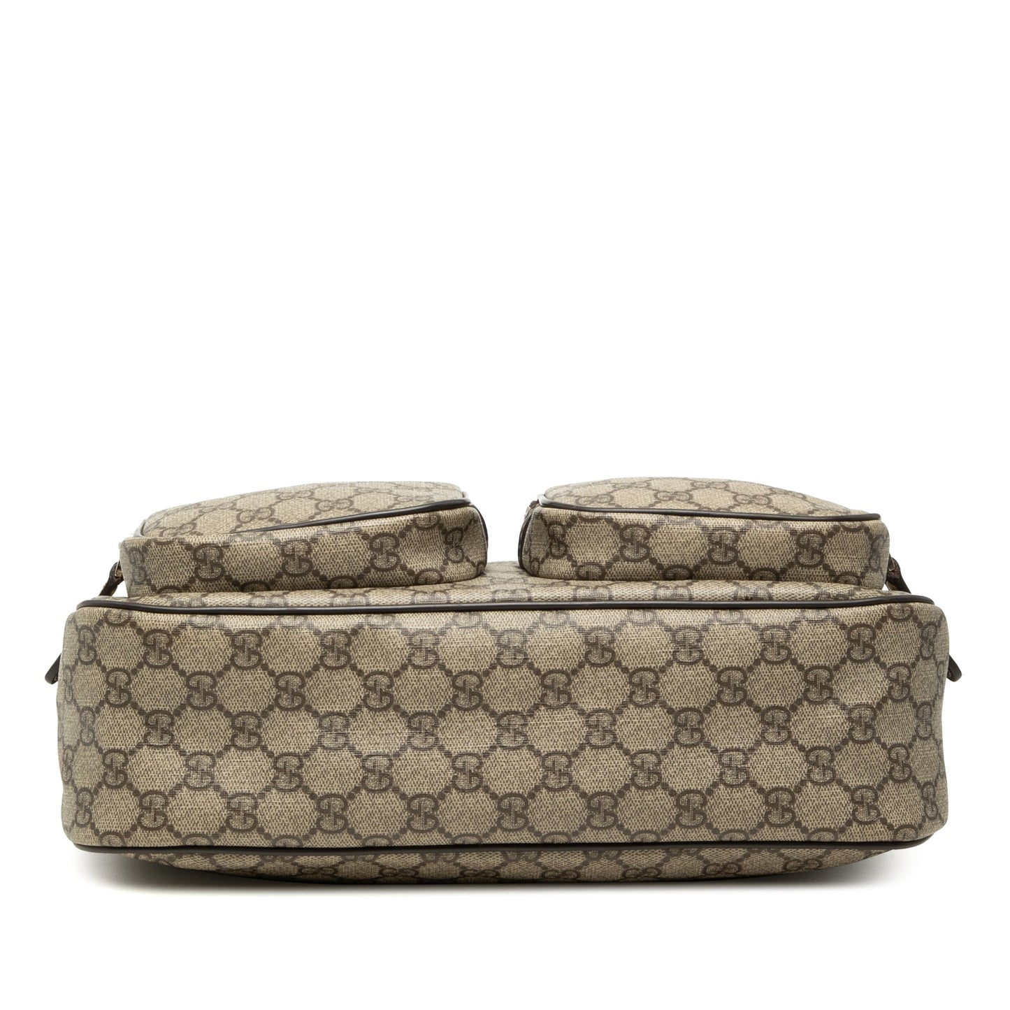 Gucci GG Supreme Double Pocket Crossbody