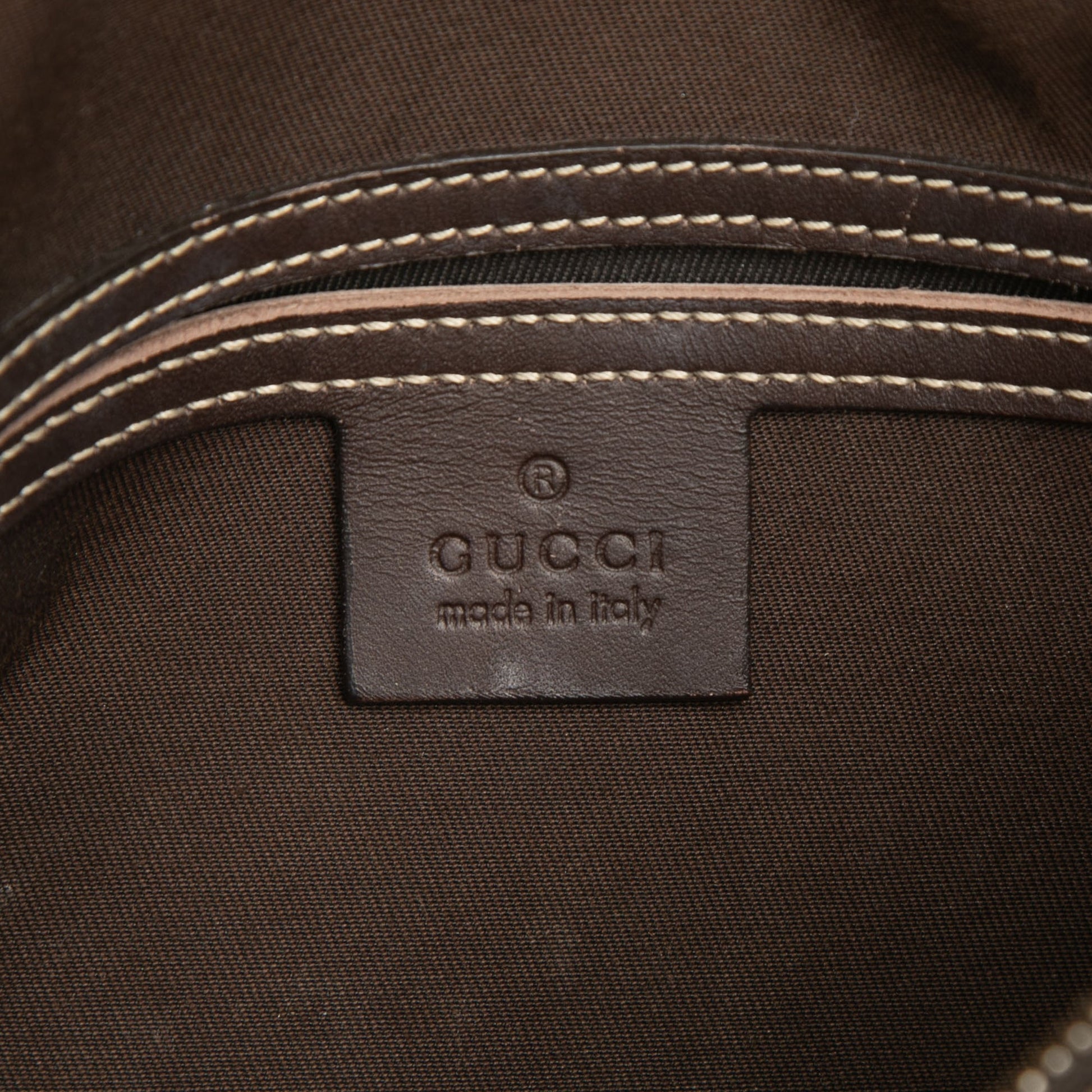 Gucci GG Supreme Double Pocket Crossbody