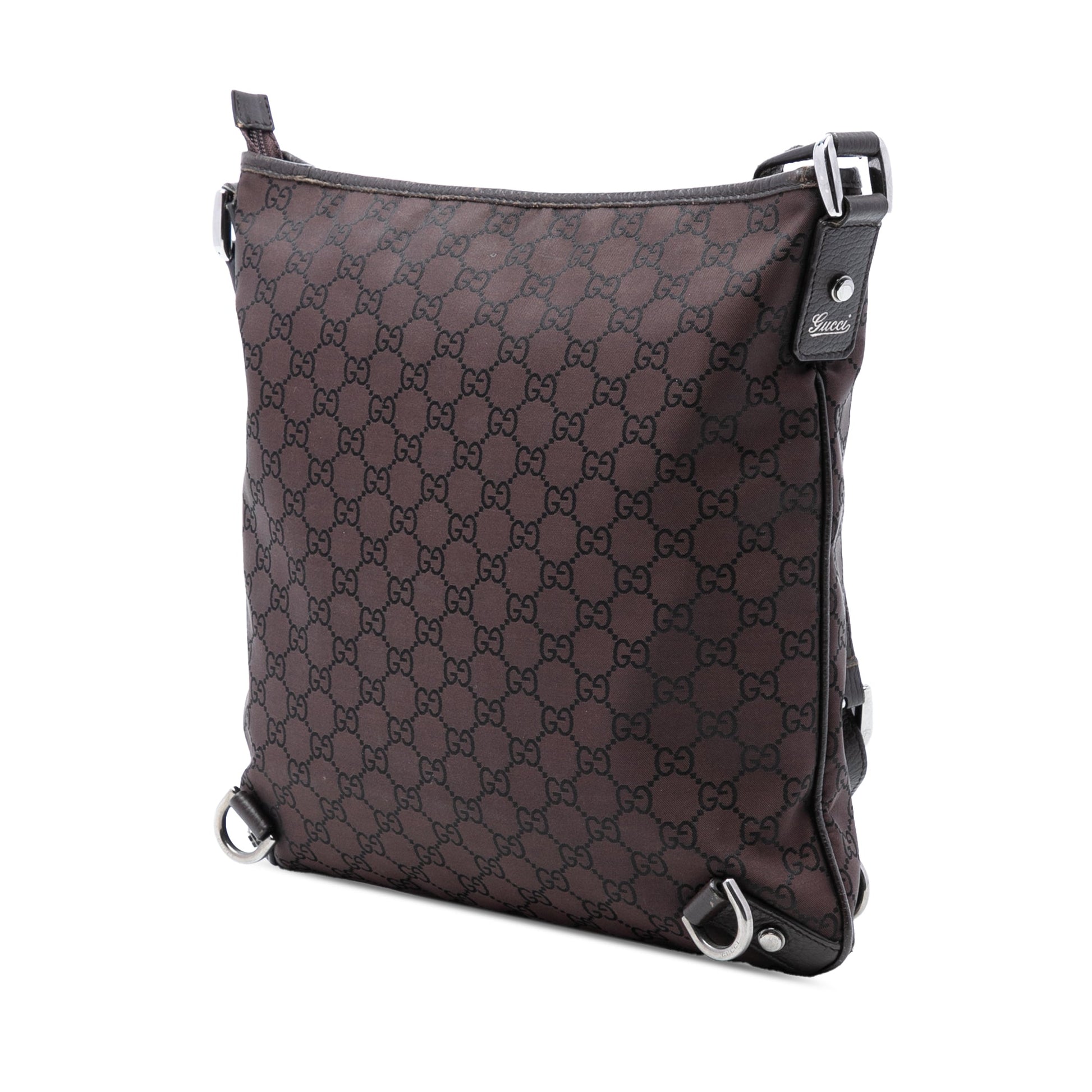 Gucci GG Nylon Abbey D Ring Crossbody