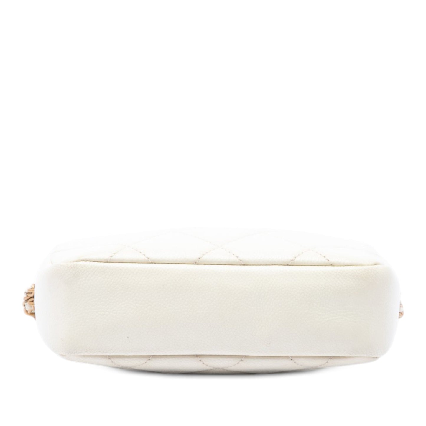 Chanel CC Quilted Caviar Melody Chain Camera Bag