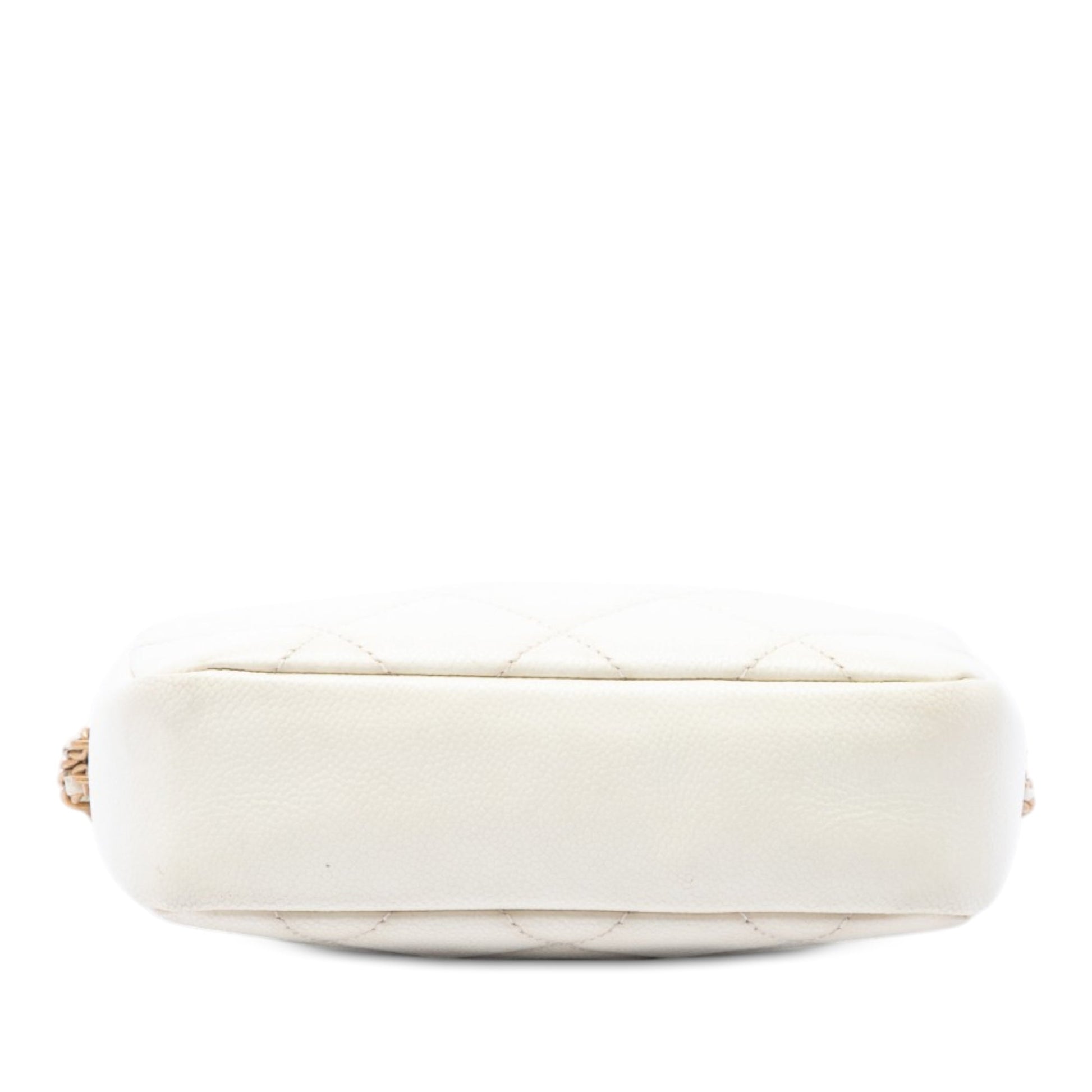 Chanel CC Quilted Caviar Melody Chain Camera Bag