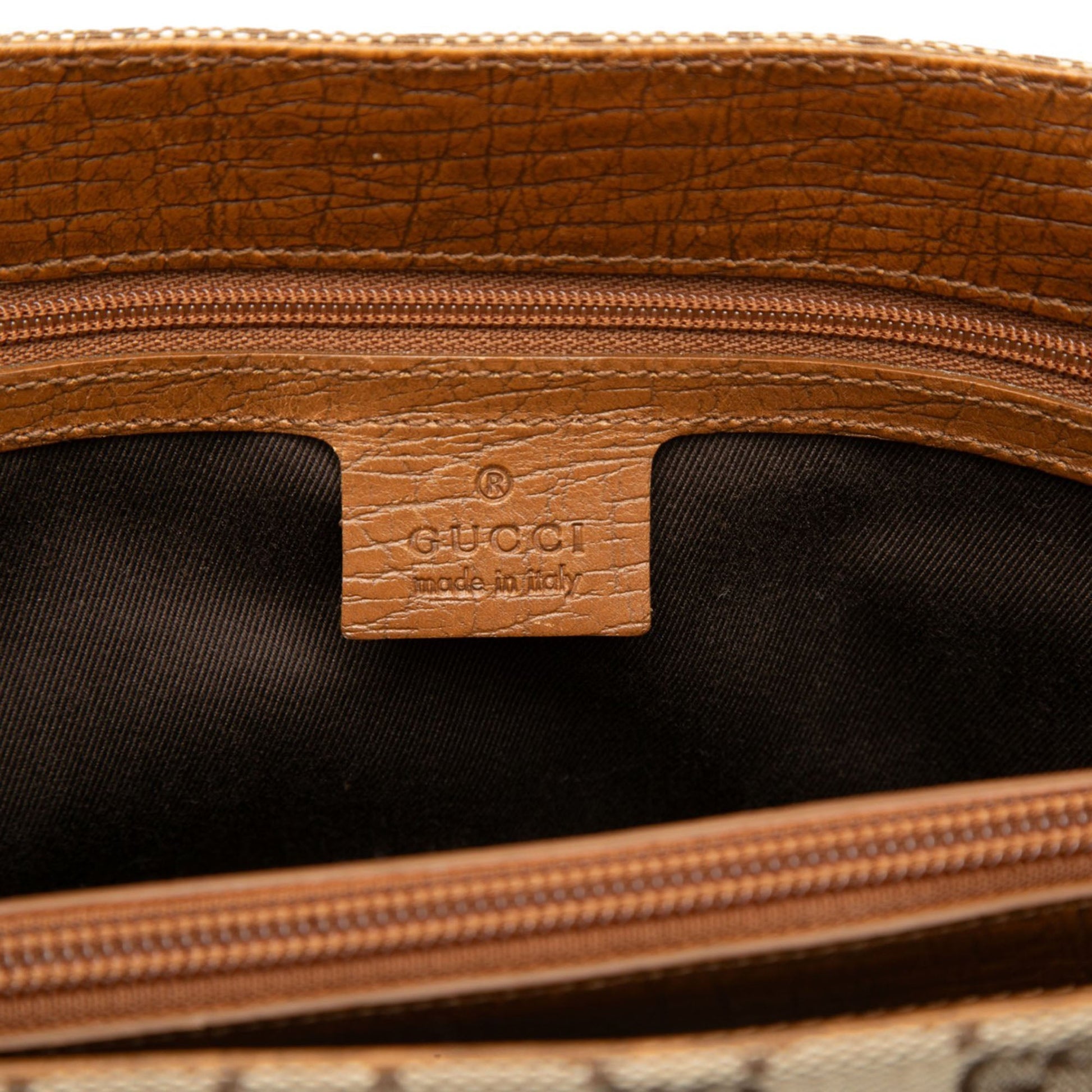 Gucci GG Canvas Bamboo Tote
