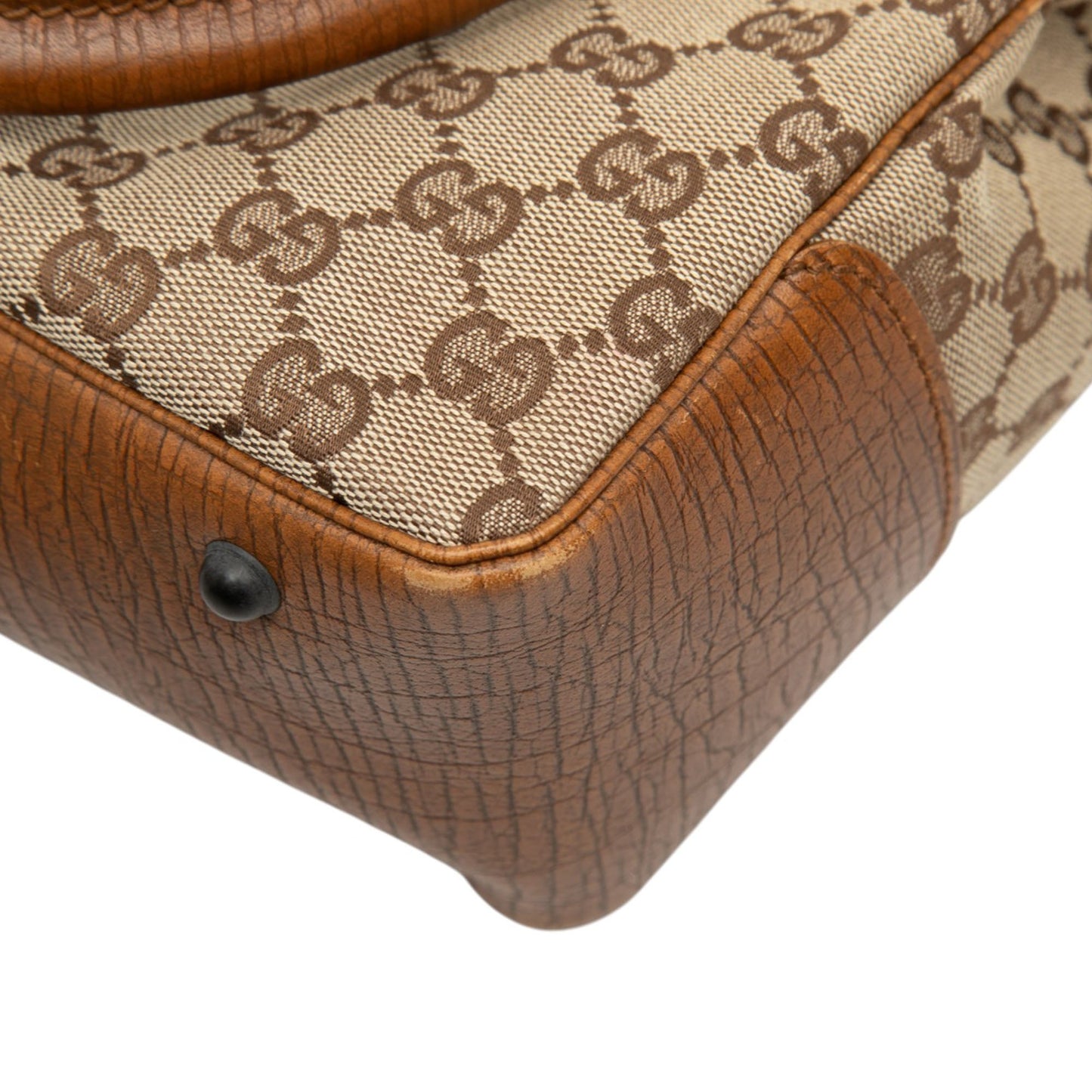 Gucci GG Canvas Bamboo Tote