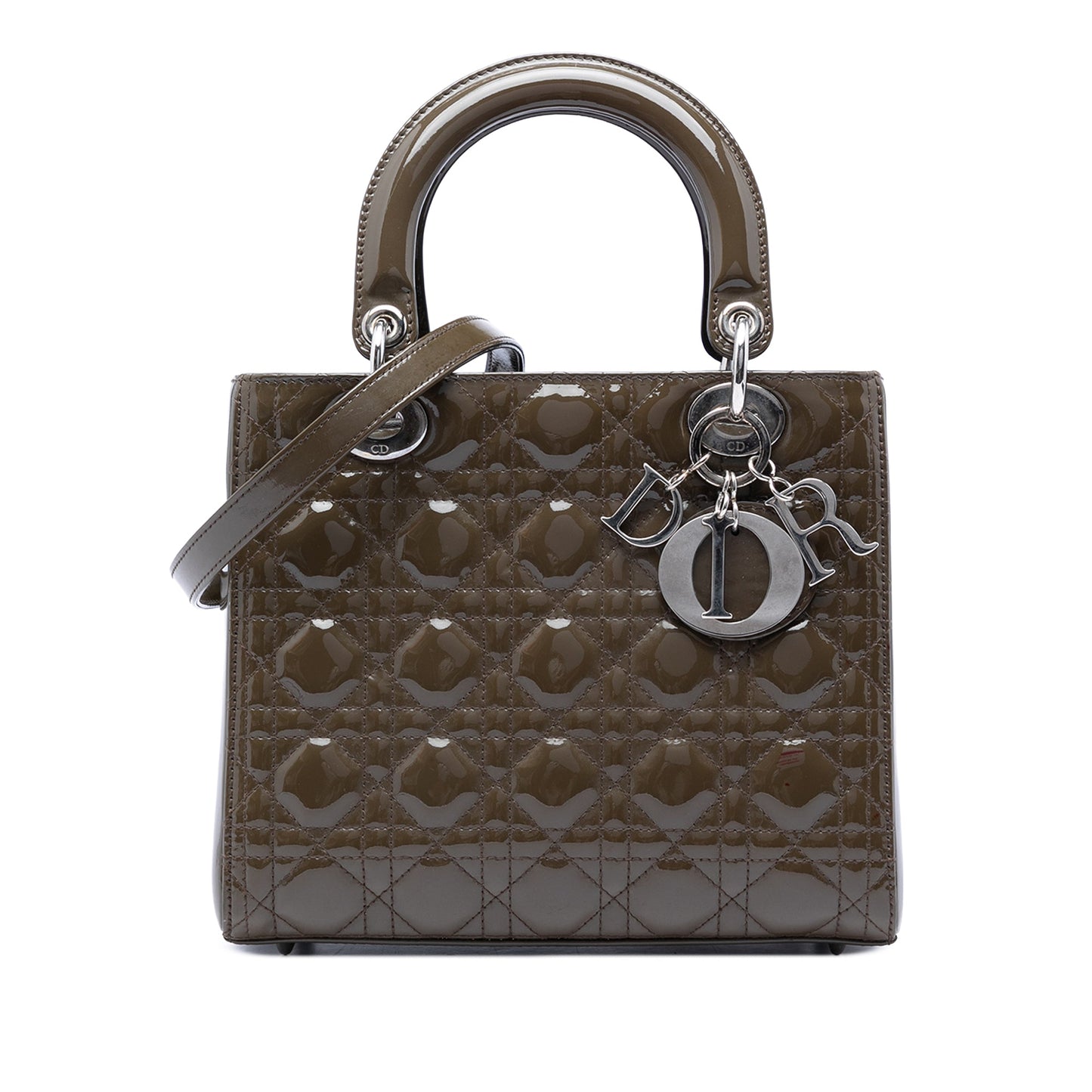 Dior Medium Patent Cannage Lady Dior