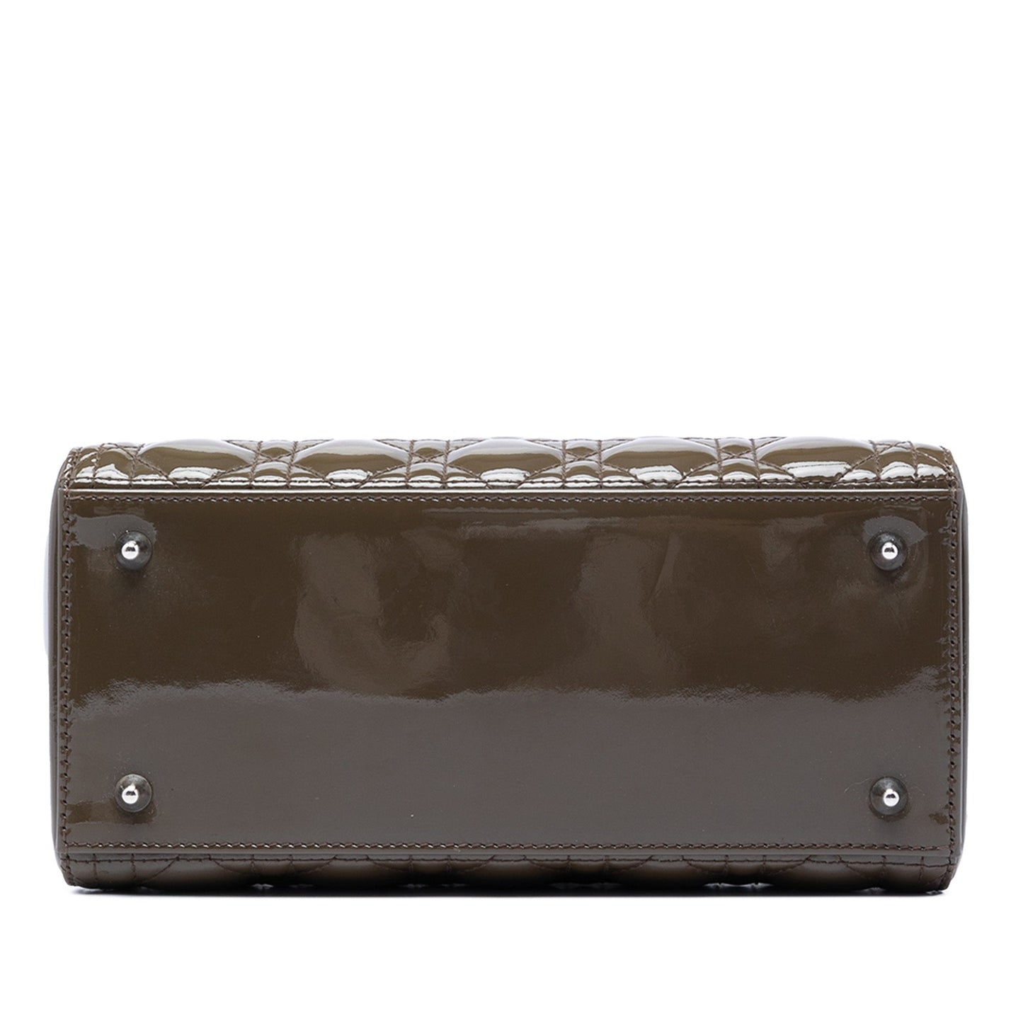 Dior Medium Patent Cannage Lady Dior