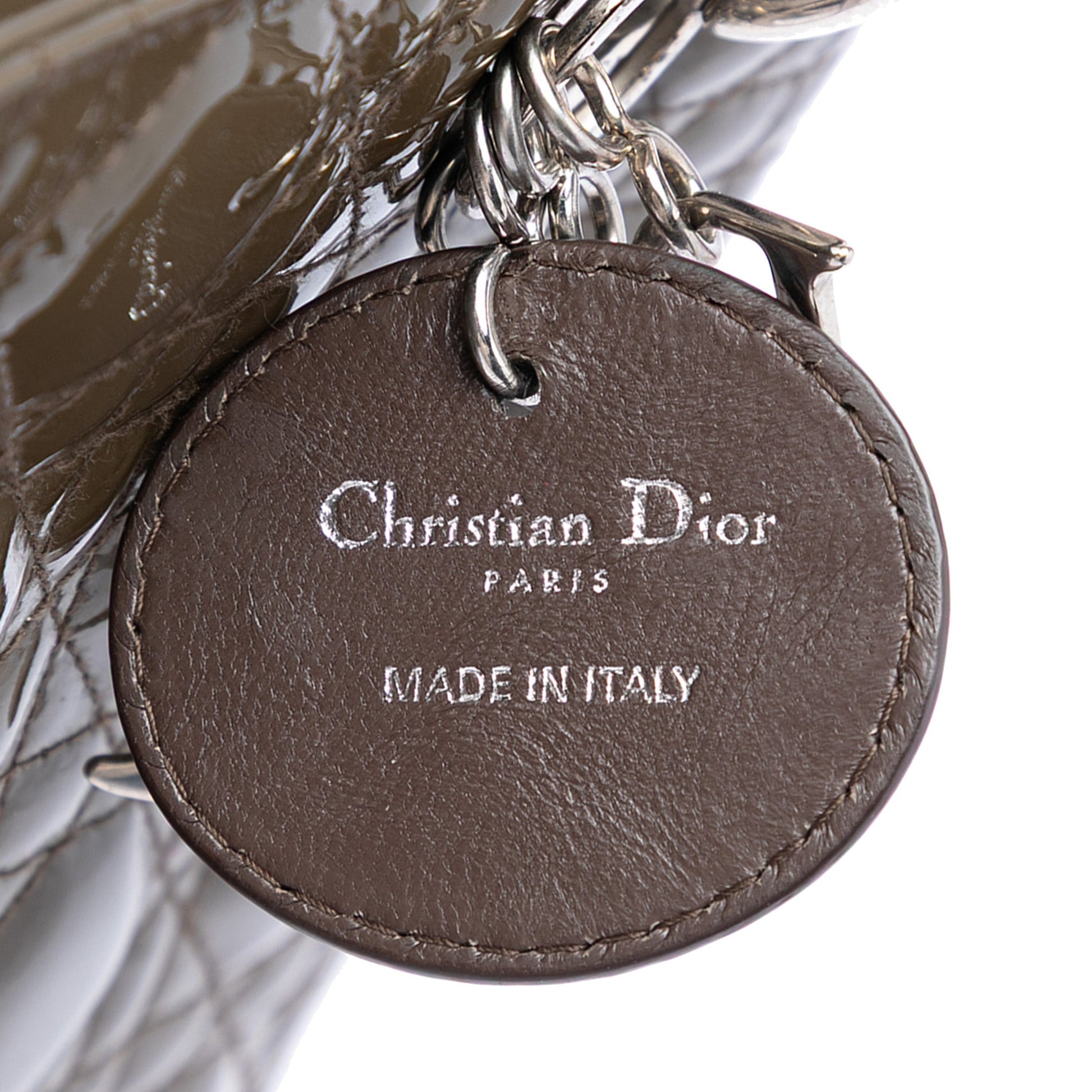 Dior Medium Patent Cannage Lady Dior