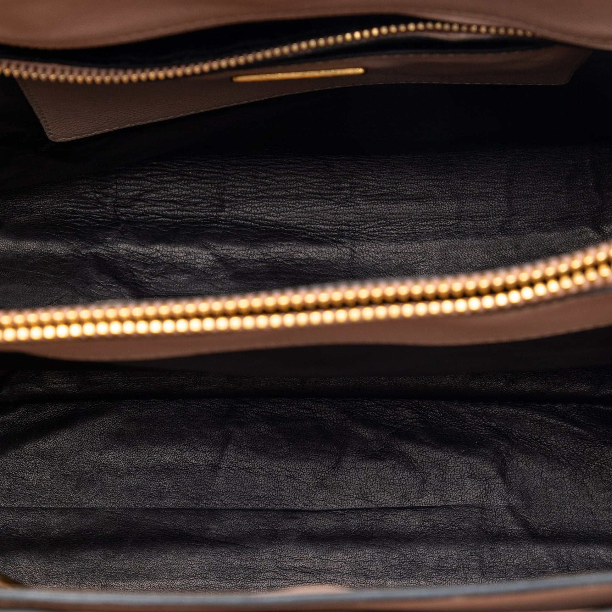 Prada Saffiano Soft Triple Pocket Satchel