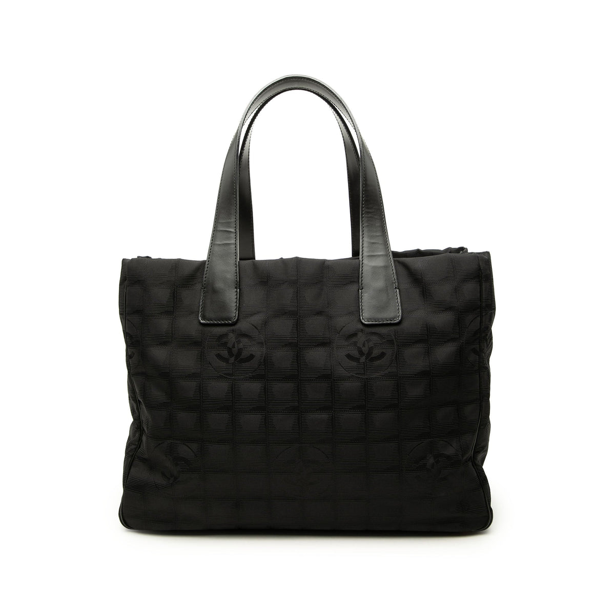 Chanel New Travel Line Nylon Tote — Black