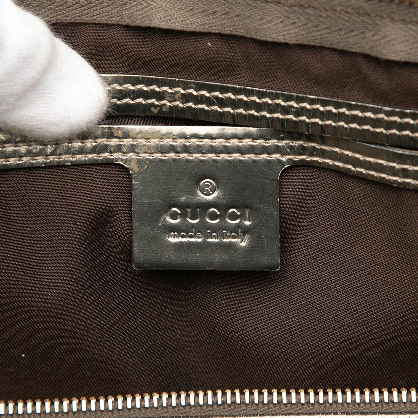Gucci Large GG Supreme Joy Boston Bag