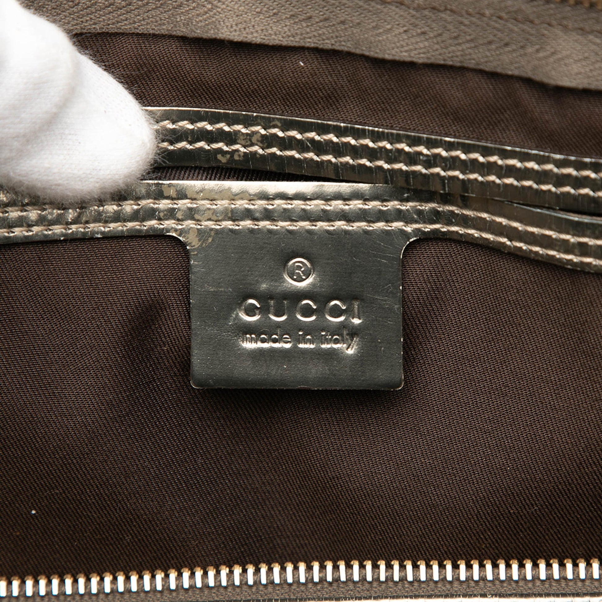 Gucci Large GG Supreme Joy Boston Bag