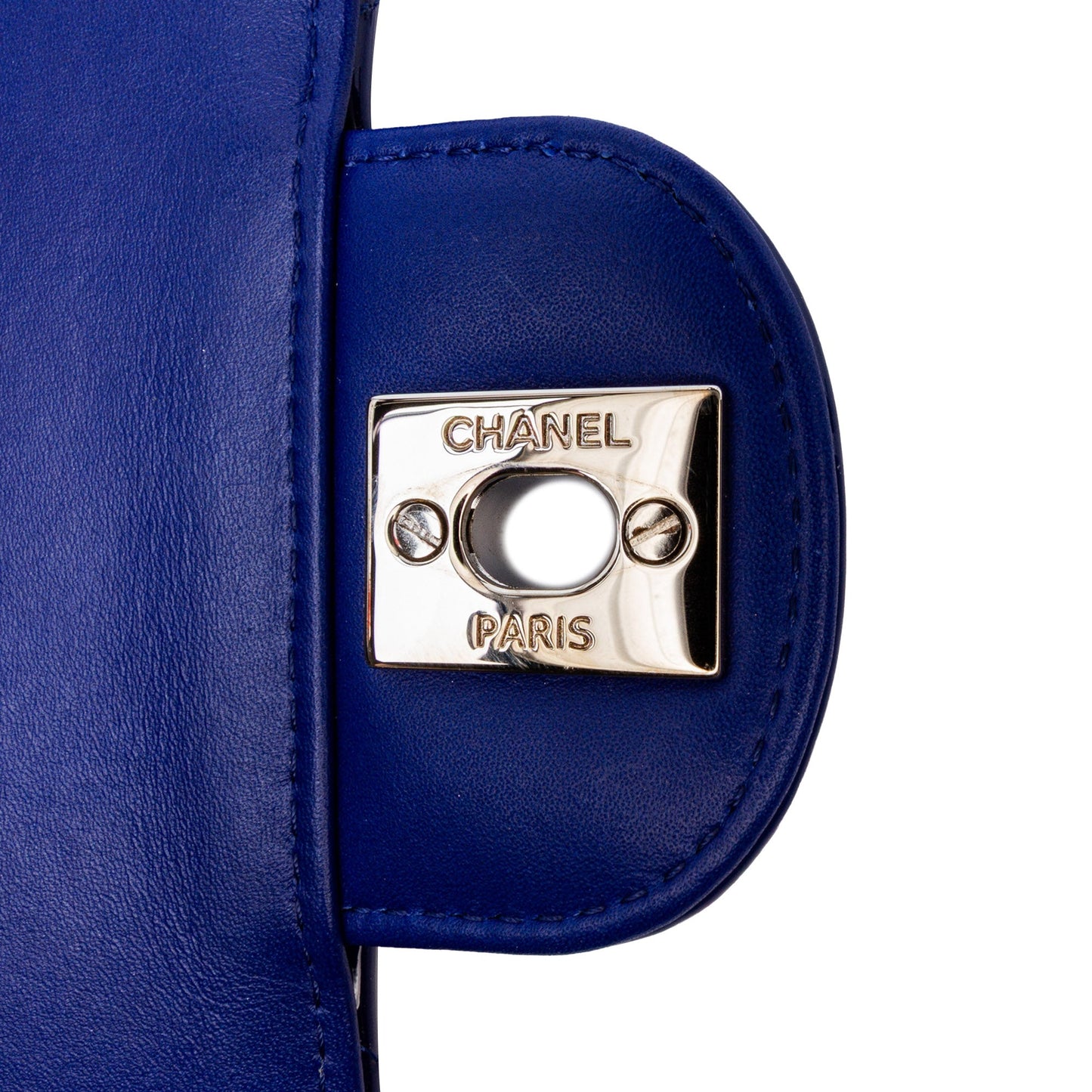 Chanel Mini Rectangular Classic Chevron Patent Single Flap