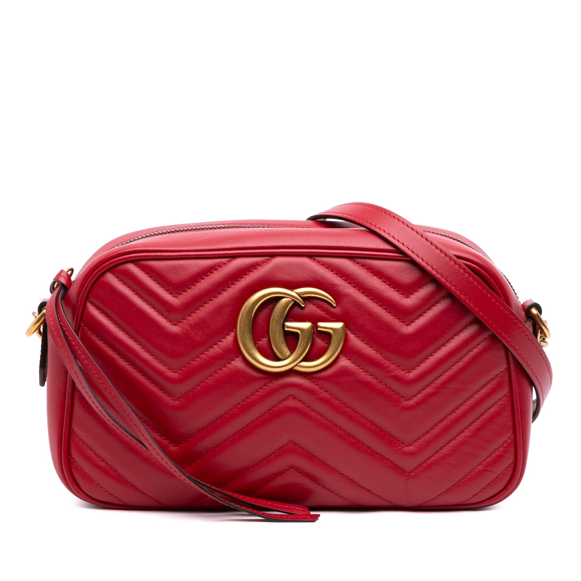 Gucci Small GG Marmont Matelasse Leather Crossbody