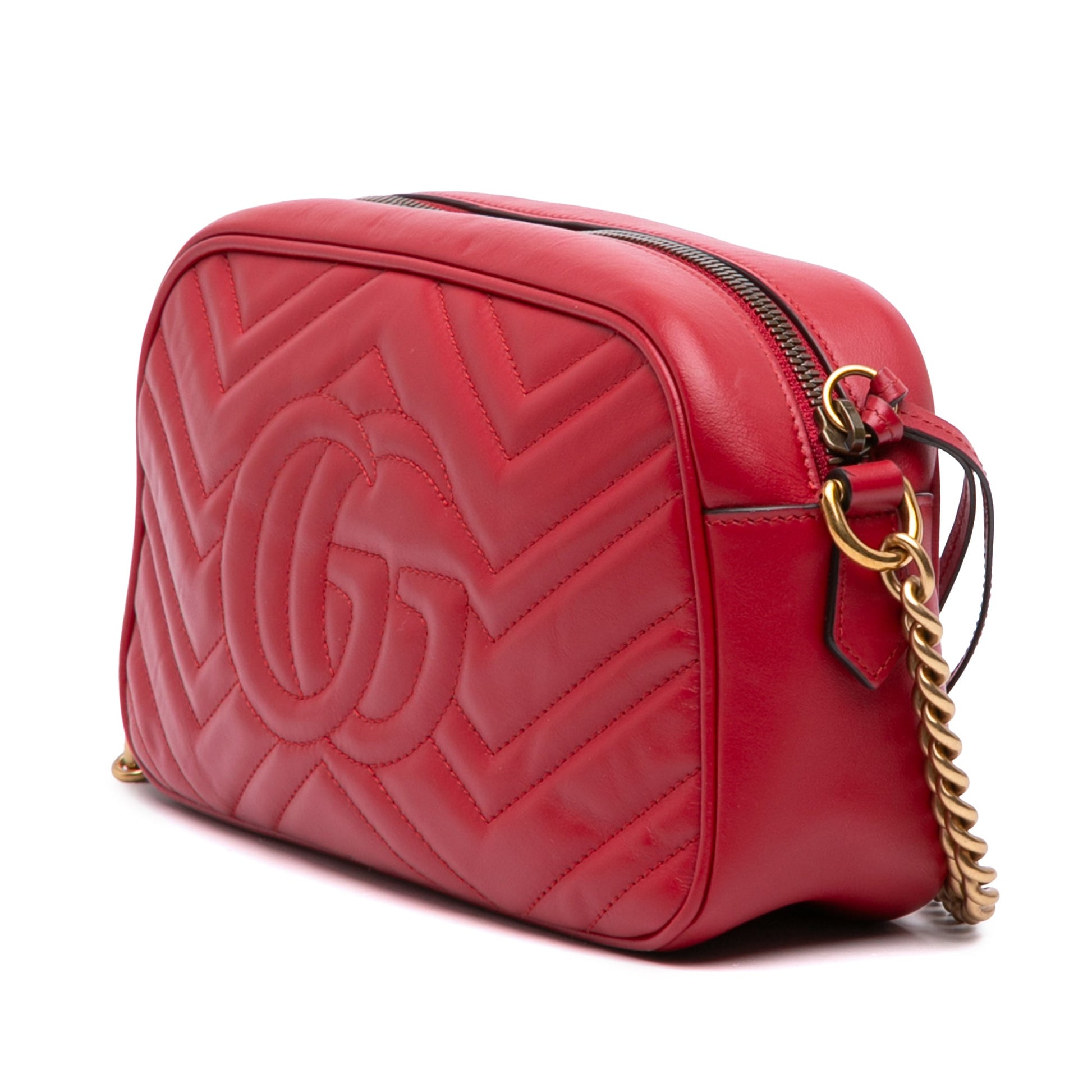 Gucci Small GG Marmont Matelasse Leather Crossbody