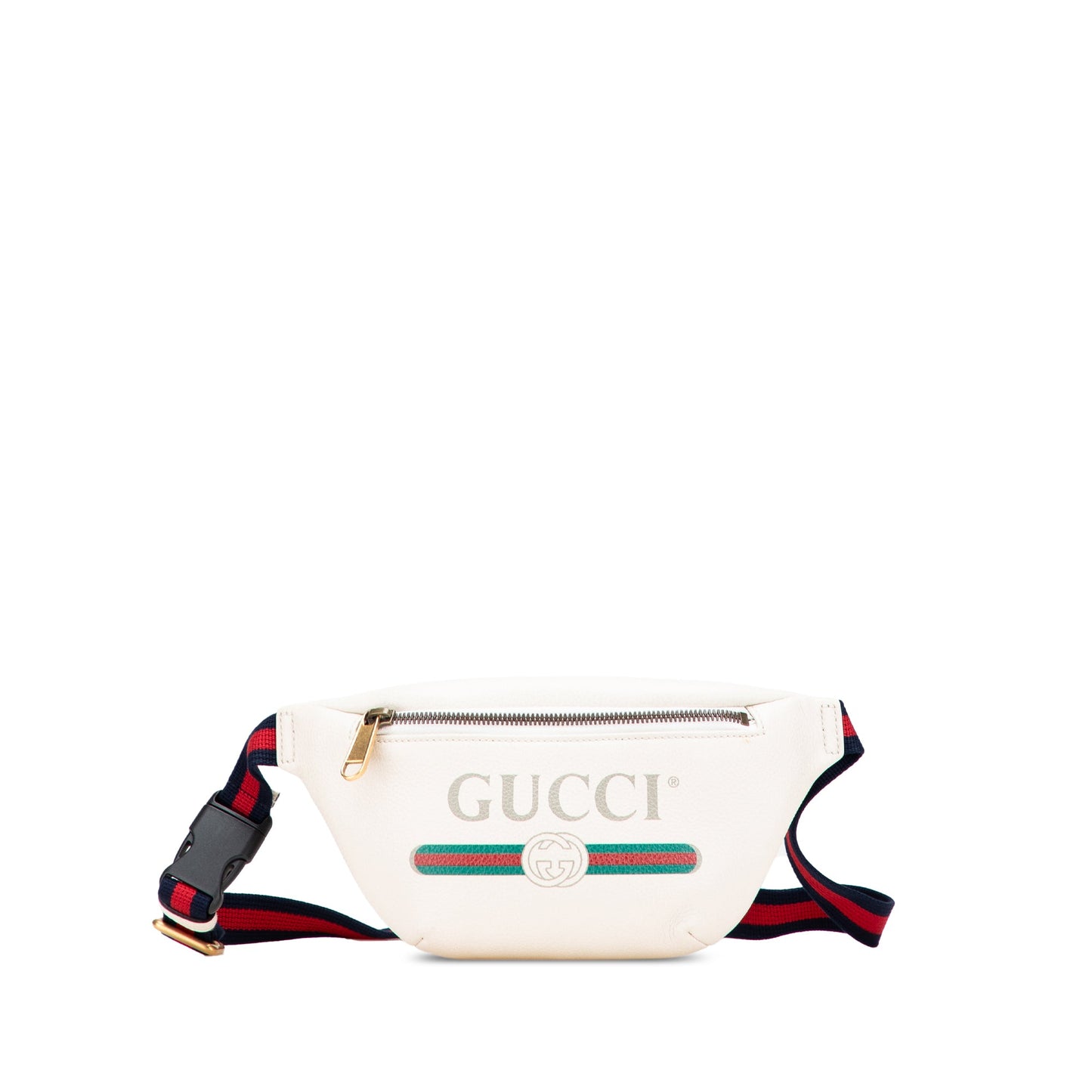 Gucci Small Grained Calfskin Logo Belt Bag