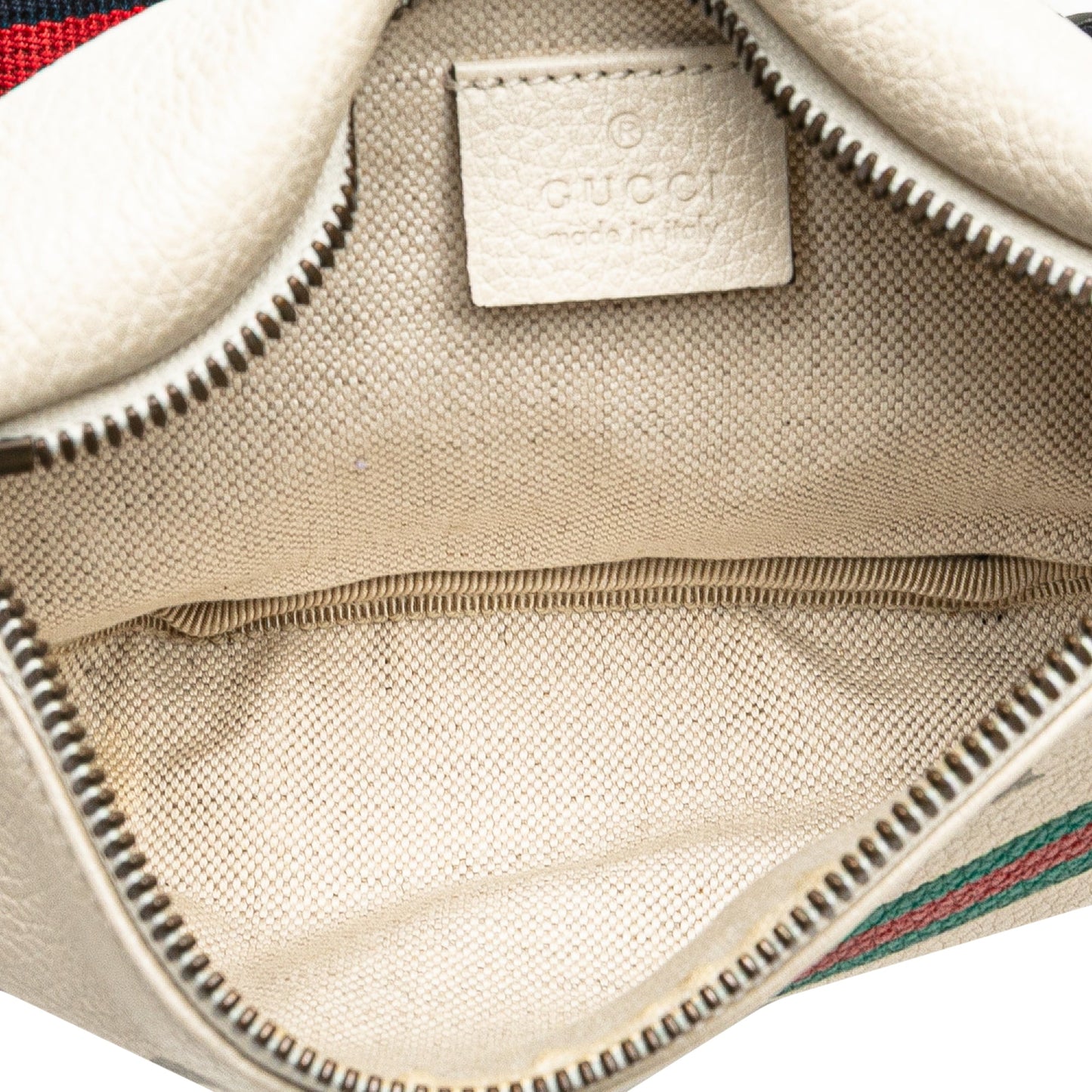 Gucci Small Grained Calfskin Logo Belt Bag