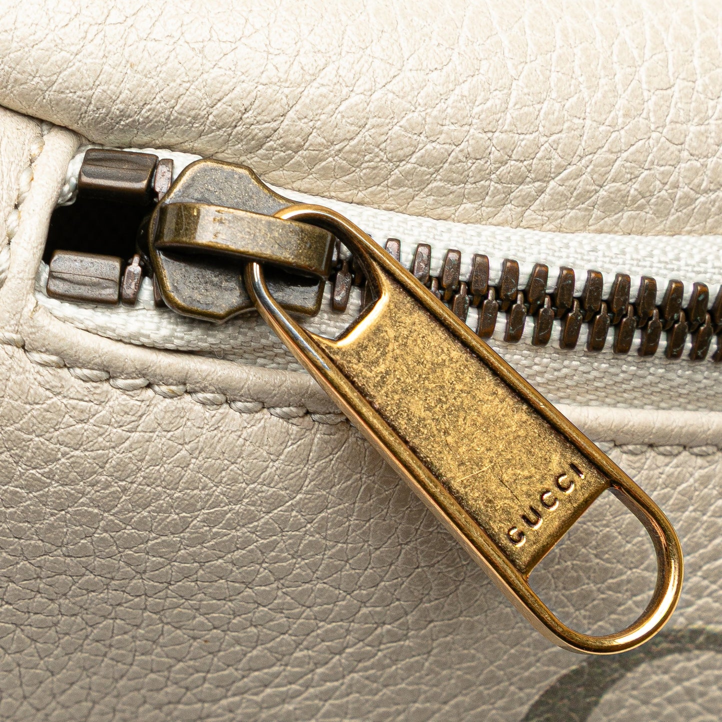 Gucci Small Grained Calfskin Logo Belt Bag