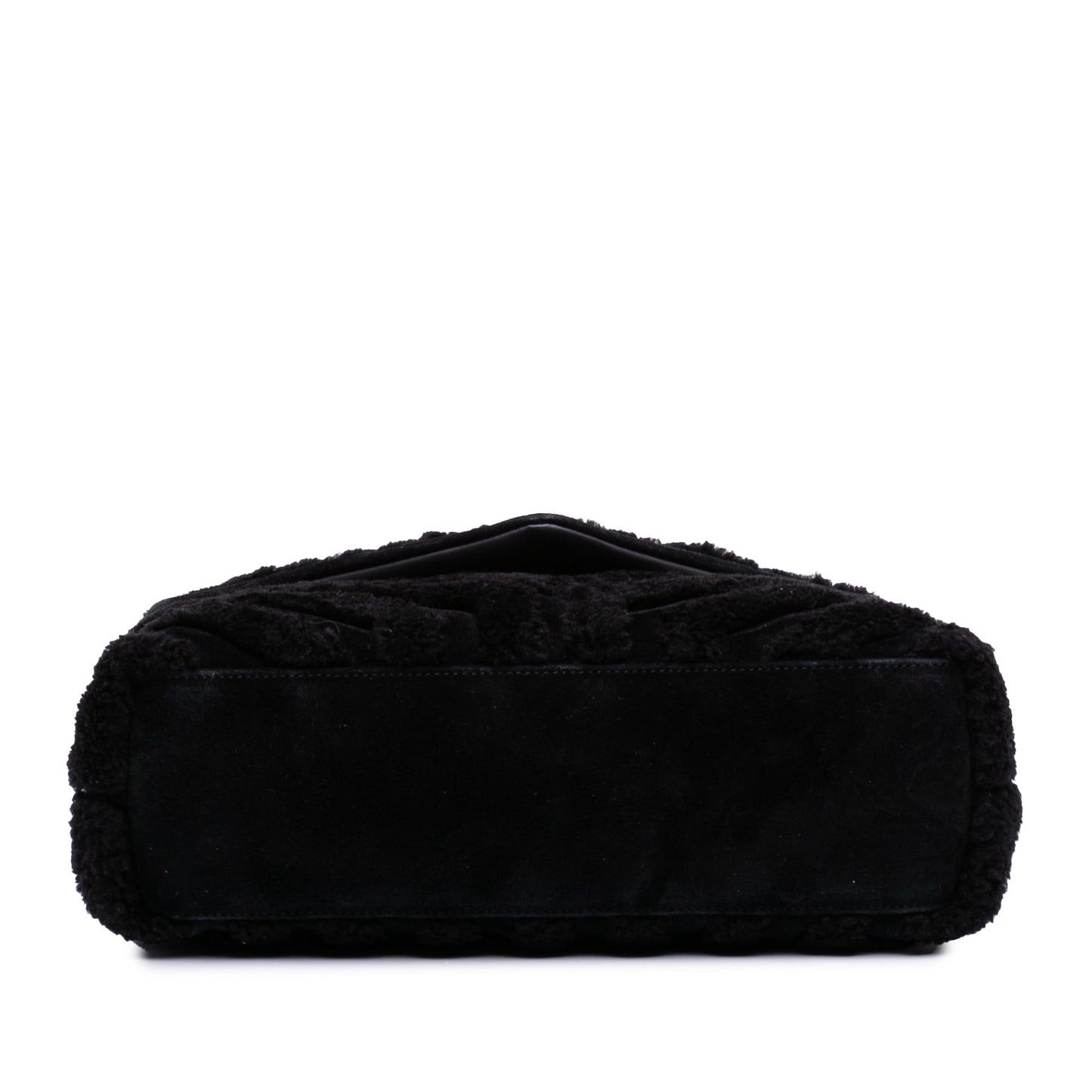 Saint Laurent Medium Shearling Loulou Shoulder Bag