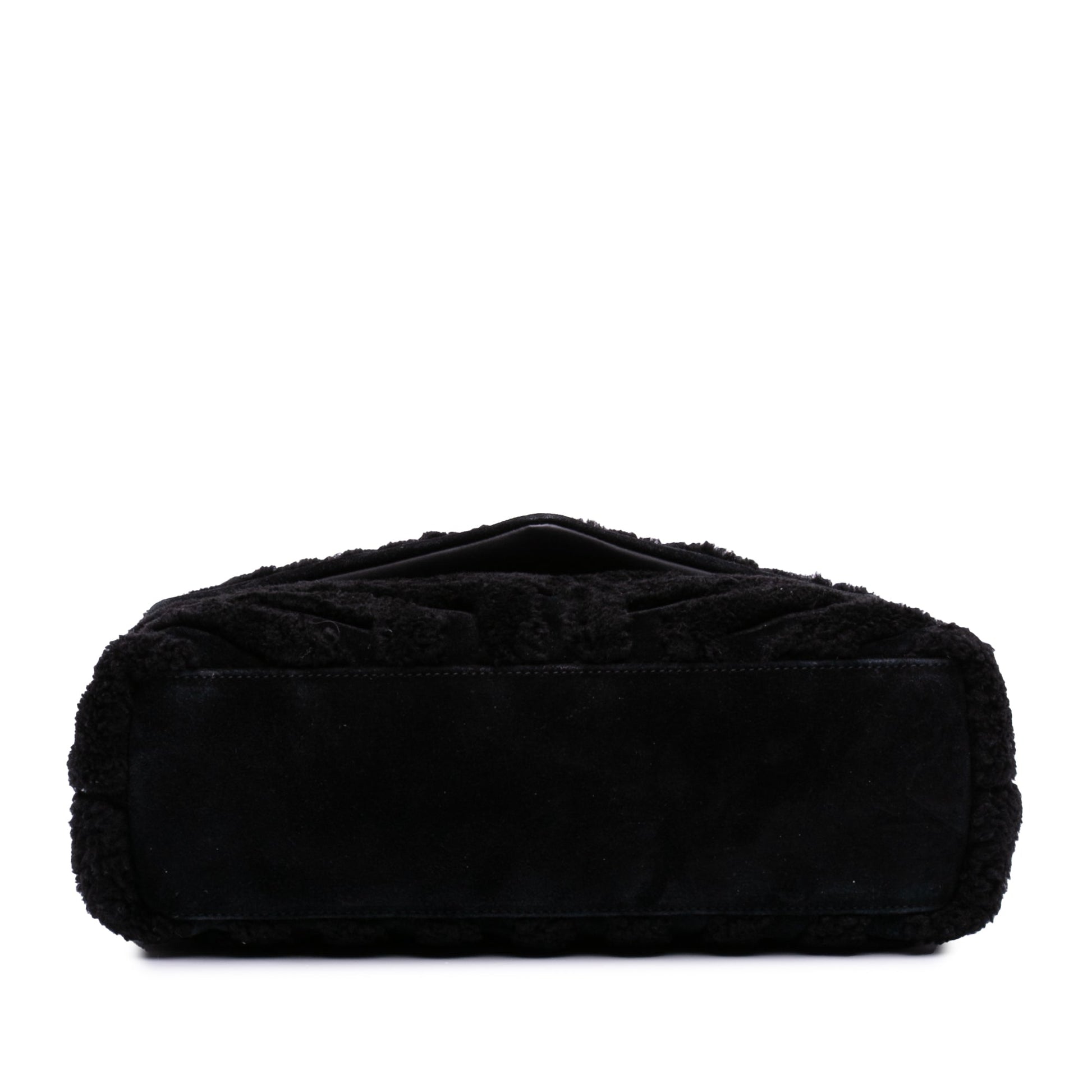 Saint Laurent Medium Shearling Loulou Shoulder Bag