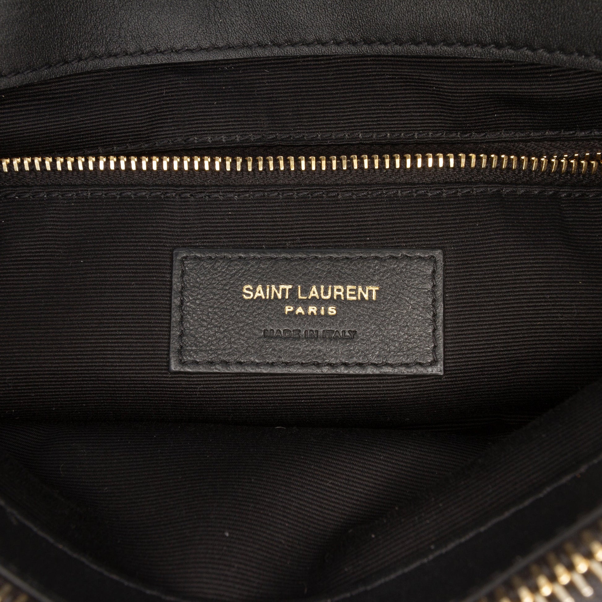 Saint Laurent Medium Shearling Loulou Shoulder Bag