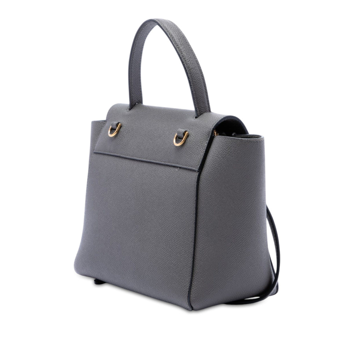 Celine Nano Grained Calfskin Belt Bag — Gray