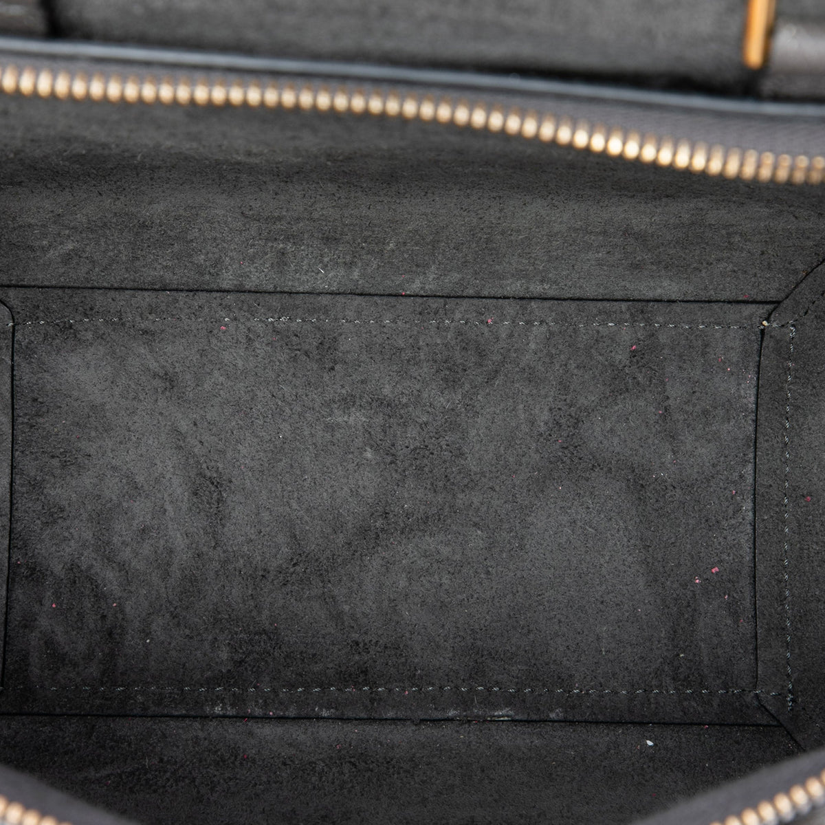 Celine Nano Grained Calfskin Belt Bag — Gray