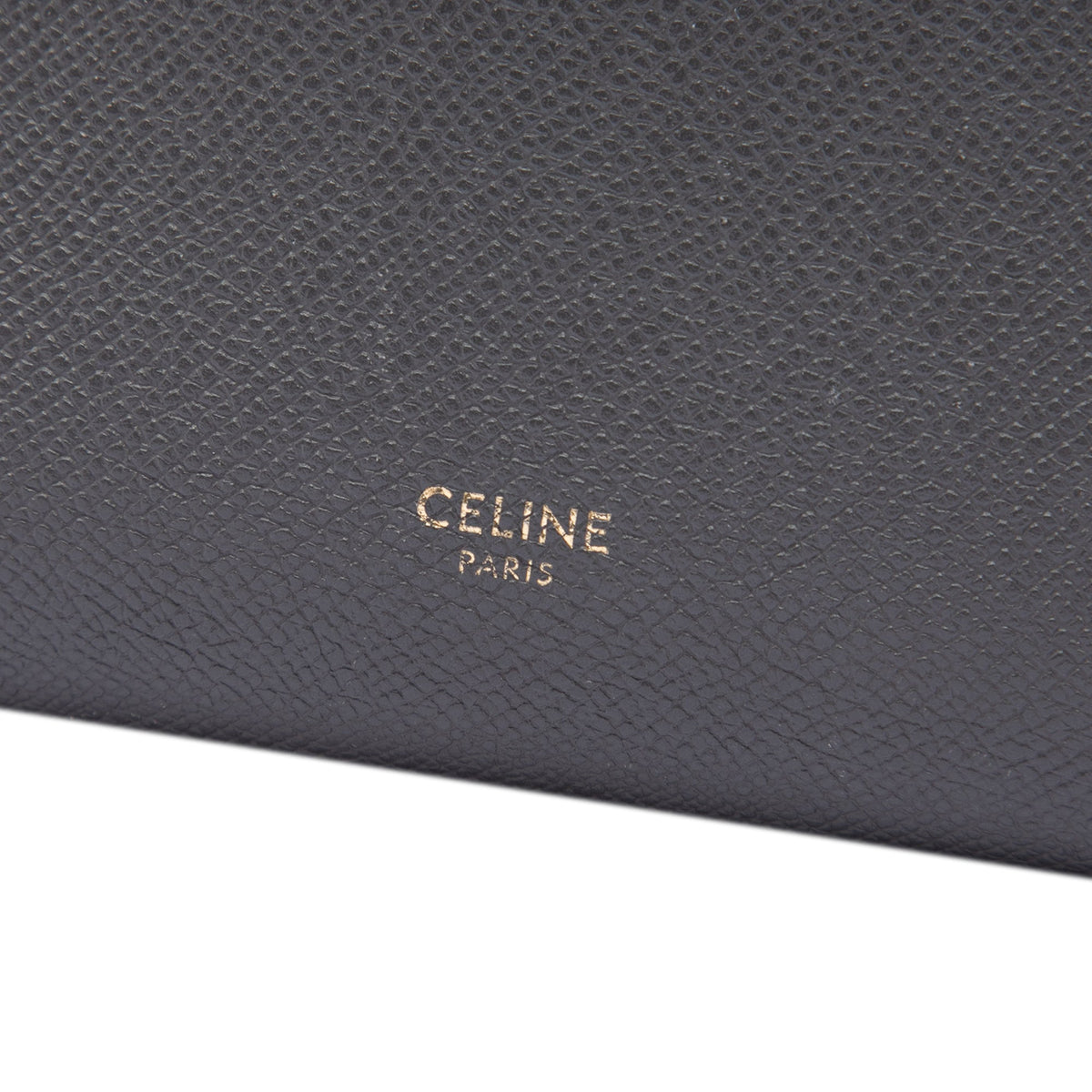 Celine Nano Grained Calfskin Belt Bag — Gray