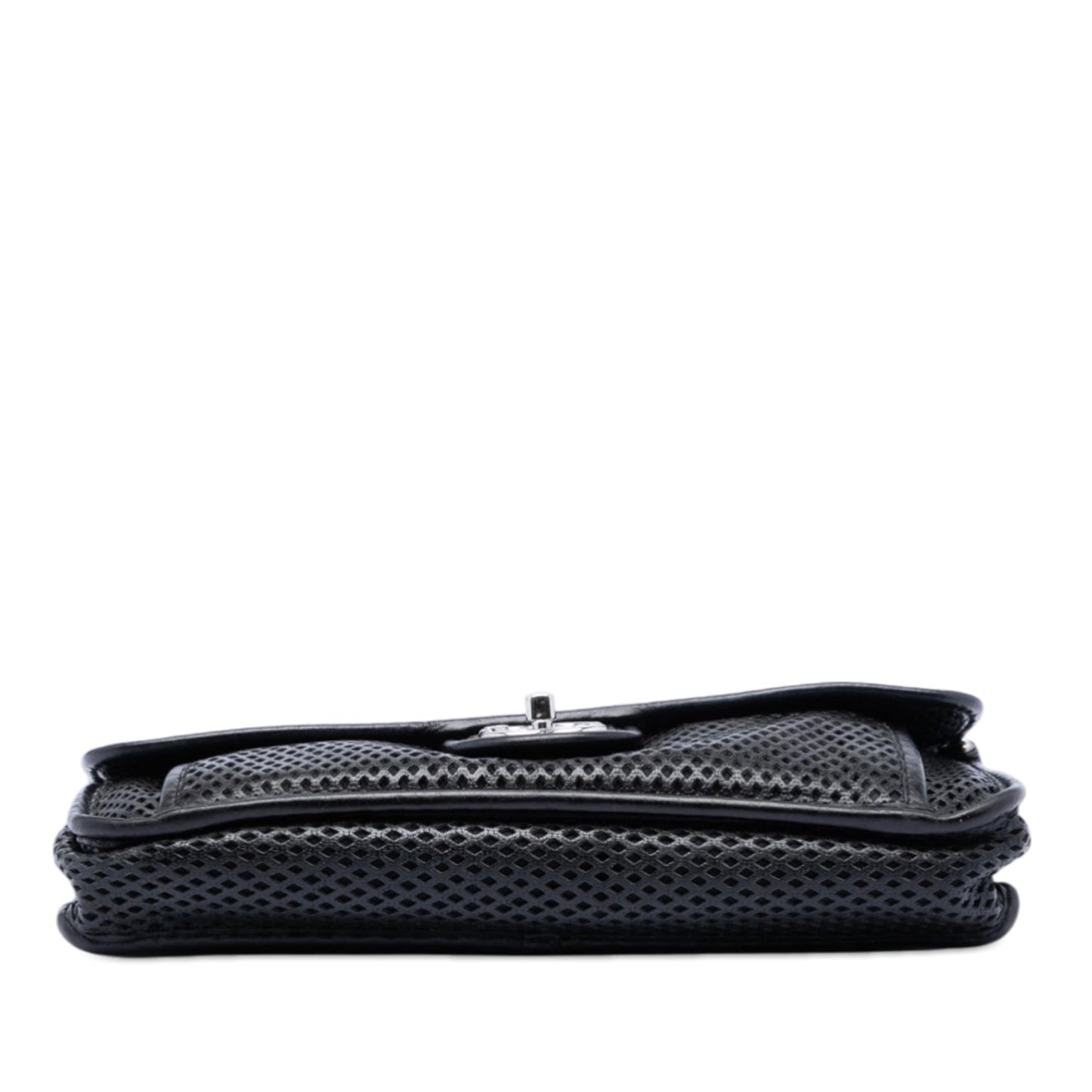 Medium Perforated Lambskin Up In The Air Flap