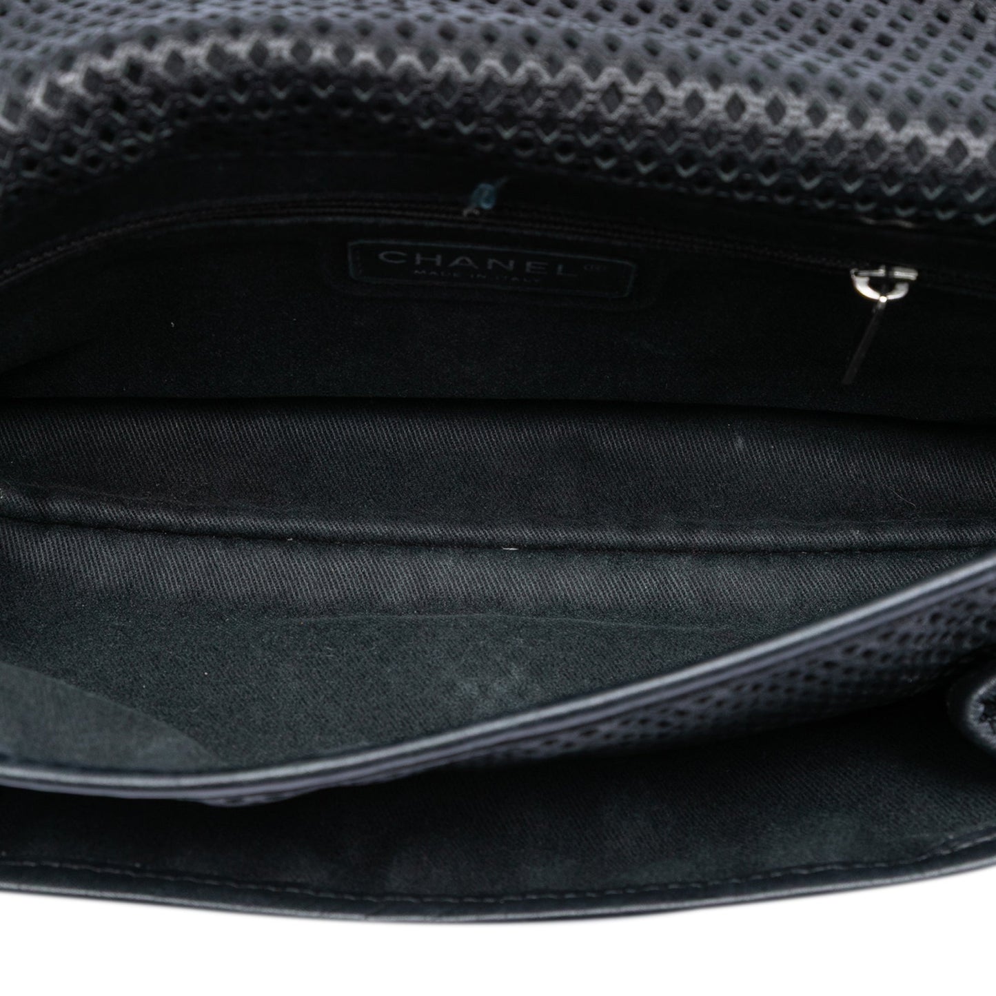 Medium Perforated Lambskin Up In The Air Flap