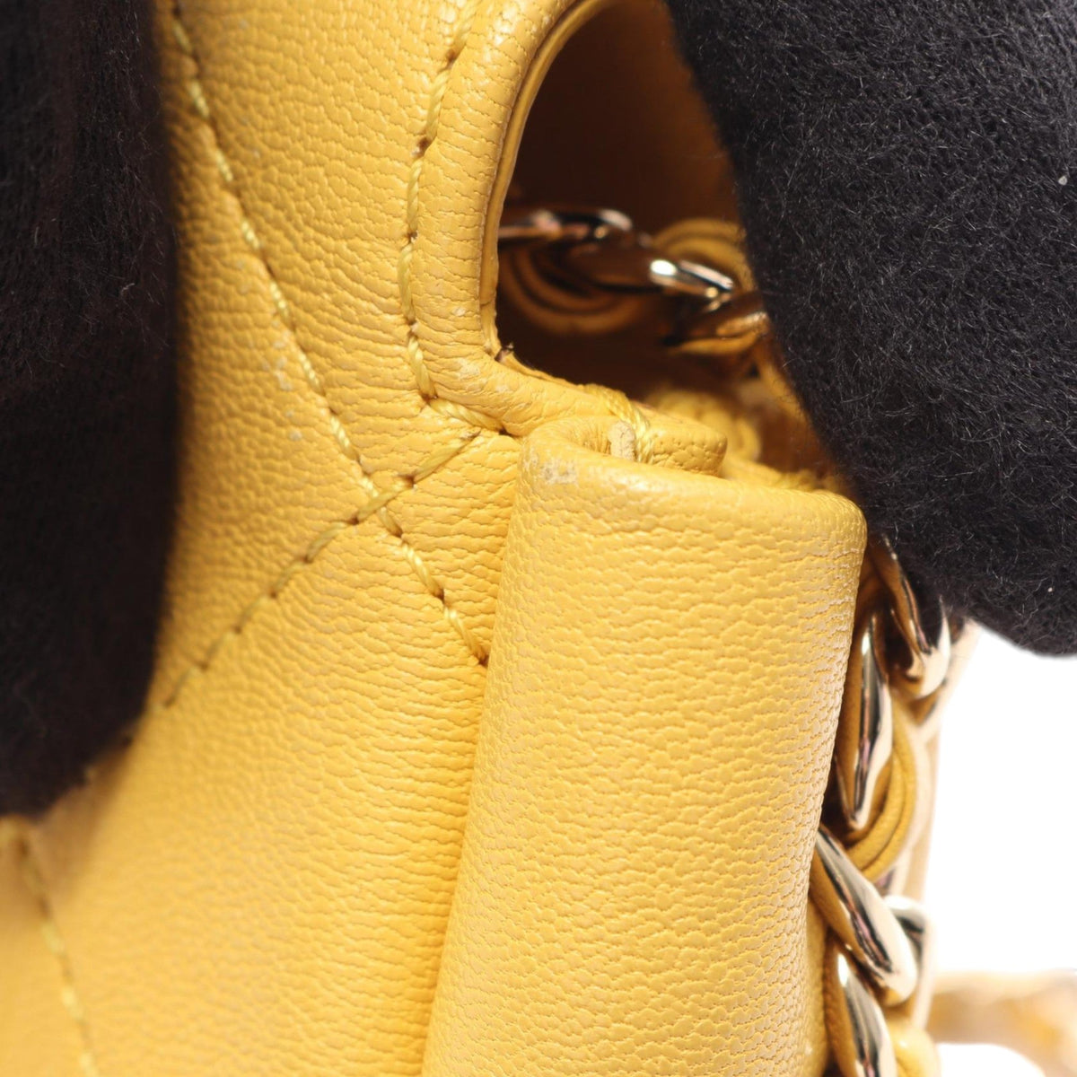 Chanel Small Quilted Goatskin Casual Trip Flap — Yellow