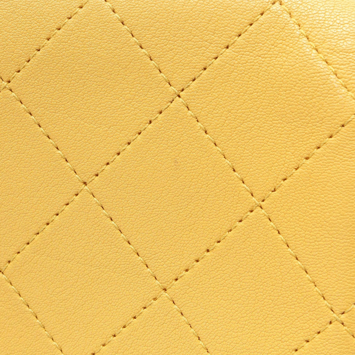 Chanel Small Quilted Goatskin Casual Trip Flap — Yellow