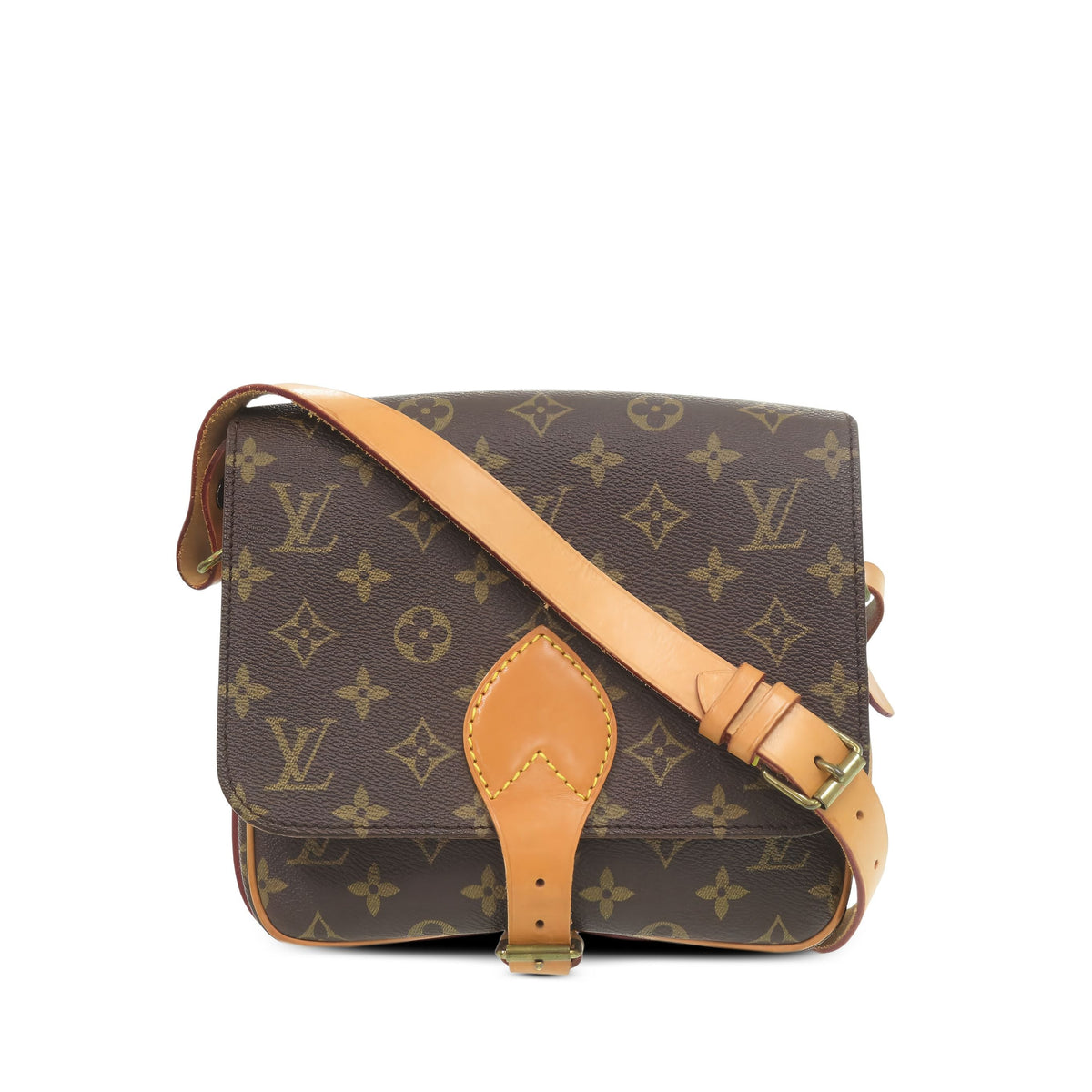 Louis Vuitton Monogram Cartouchiere MM — Brown