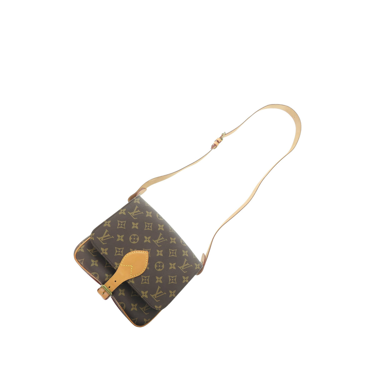 Louis Vuitton Monogram Cartouchiere MM — Brown