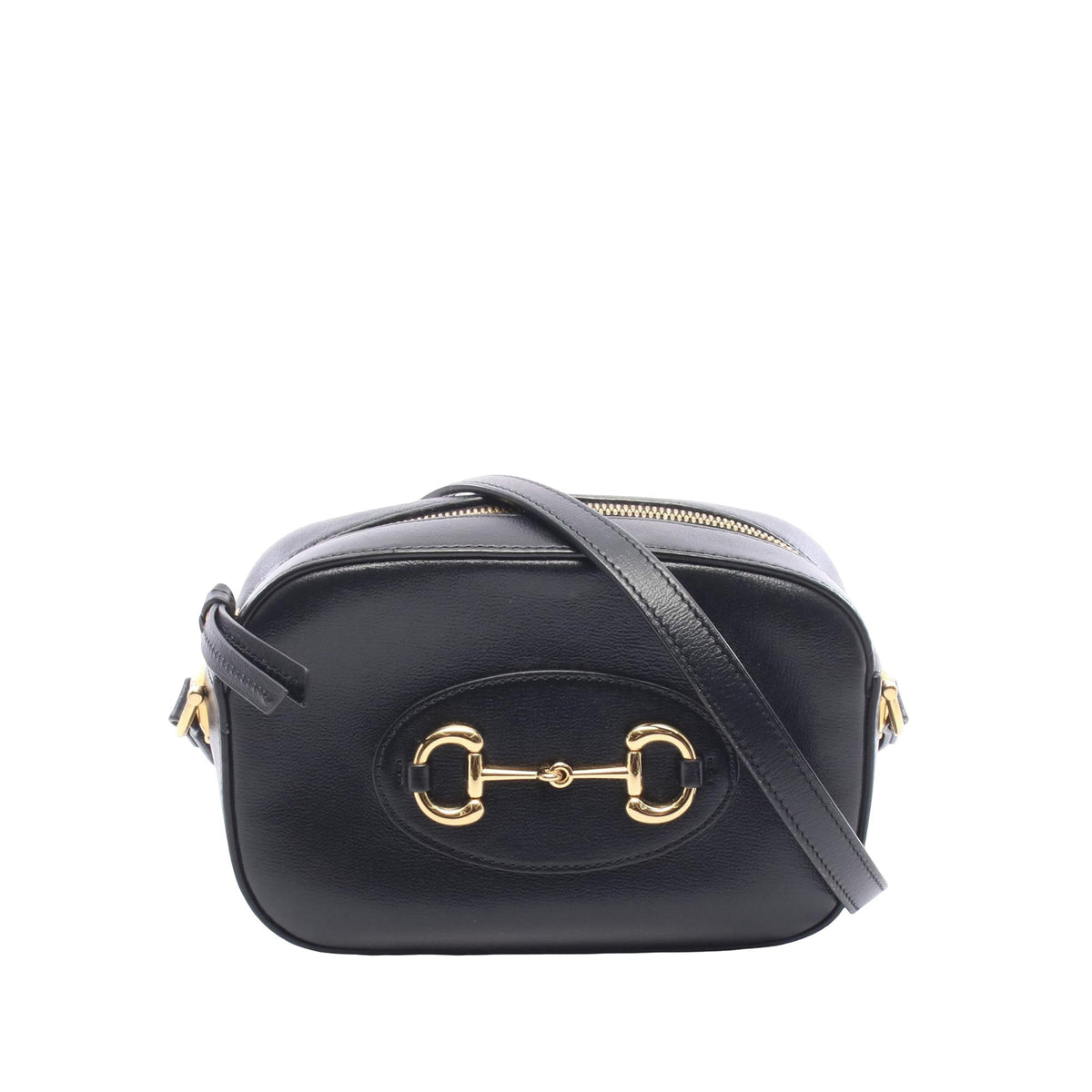 Gucci Mini Calfskin Horsebit 1955 Crossbody — Black