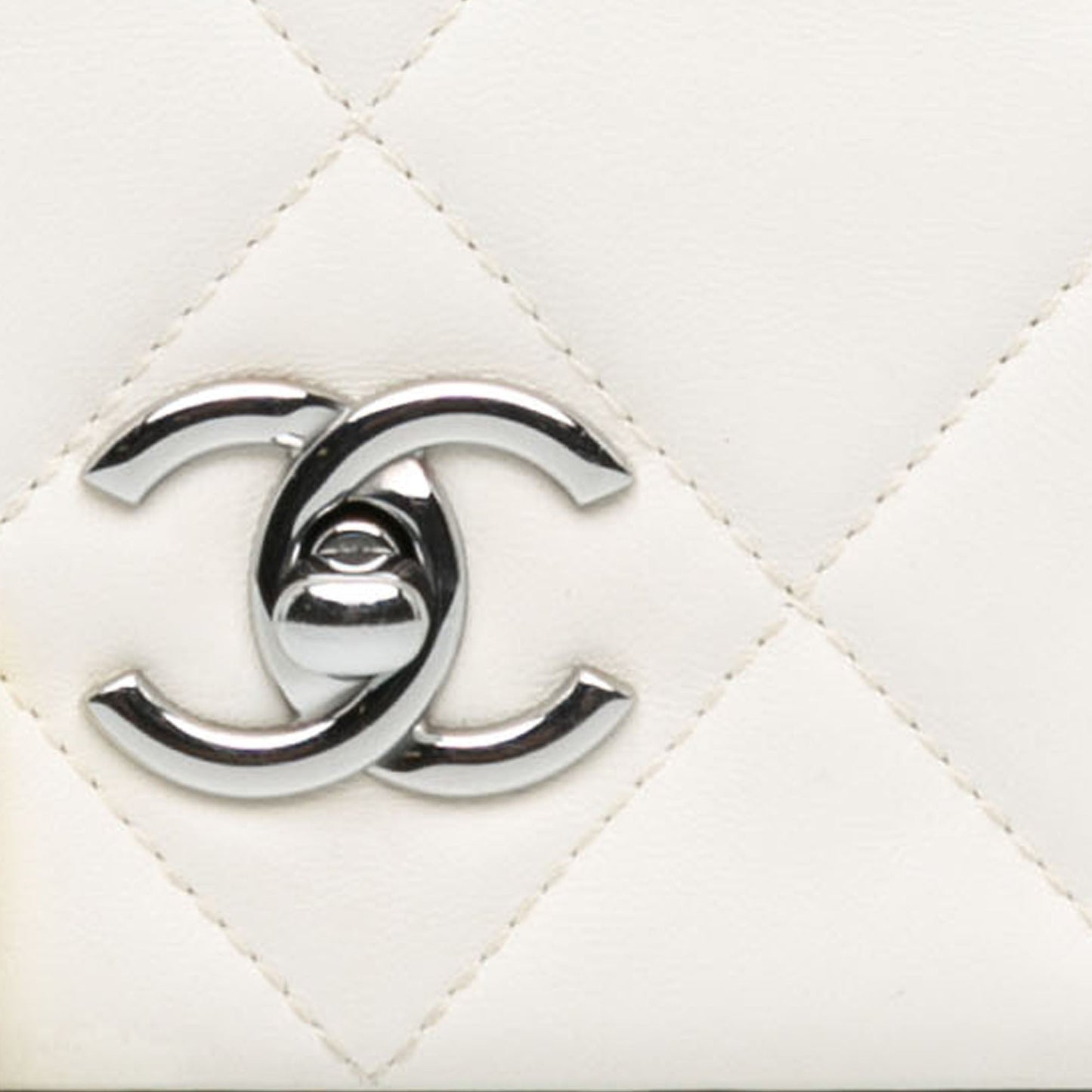 Chanel Mini Quilted Lambskin Chain Rows Flap
