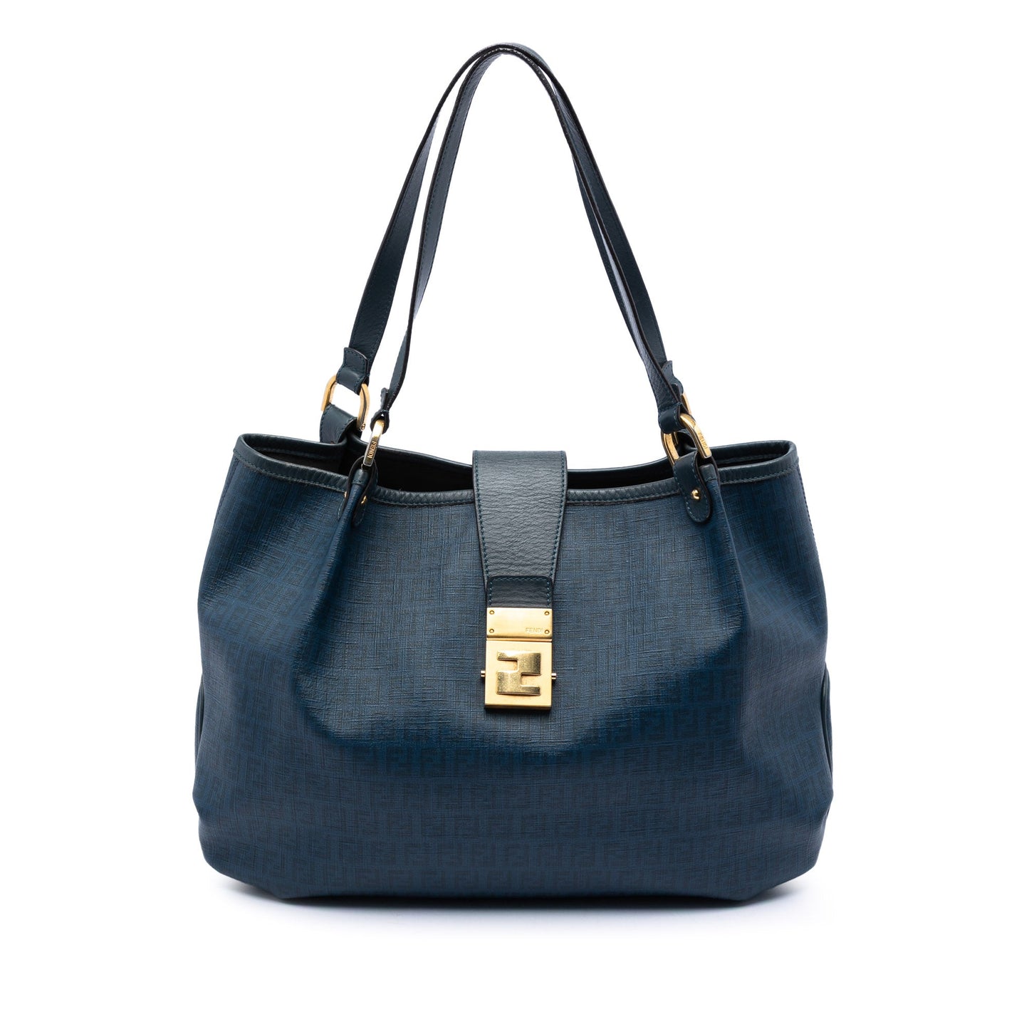 Fendi Zucchino Spalmati Chiusura Tote