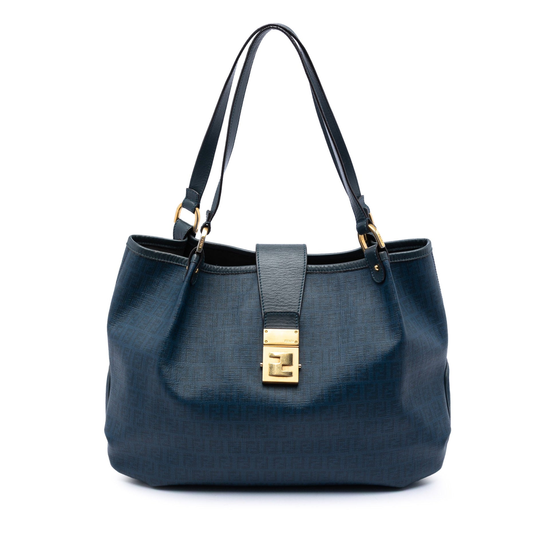 Fendi Zucchino Spalmati Chiusura Tote