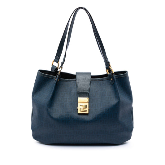 Fendi Zucchino Spalmati Chiusura Tote