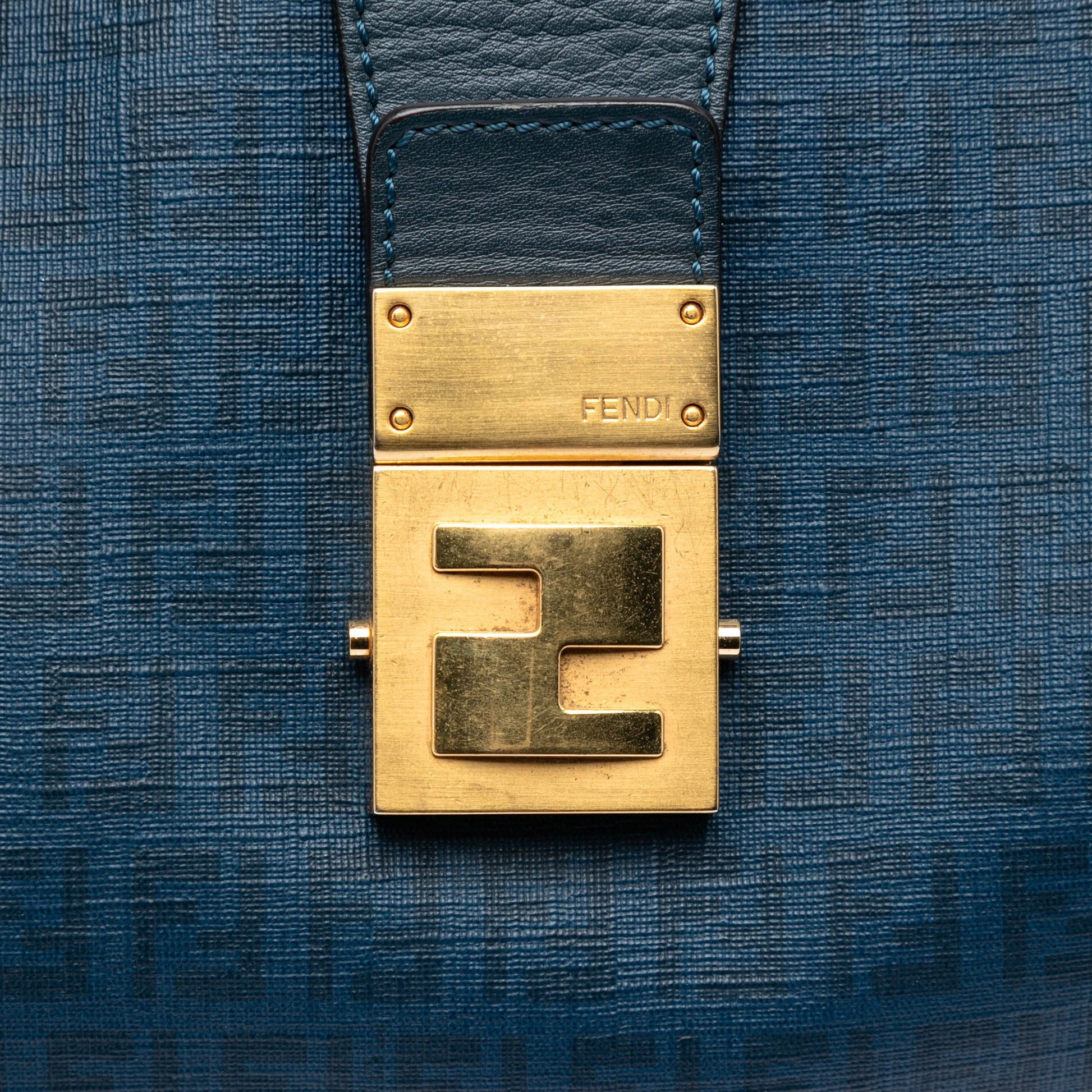 Fendi Zucchino Spalmati Chiusura Tote