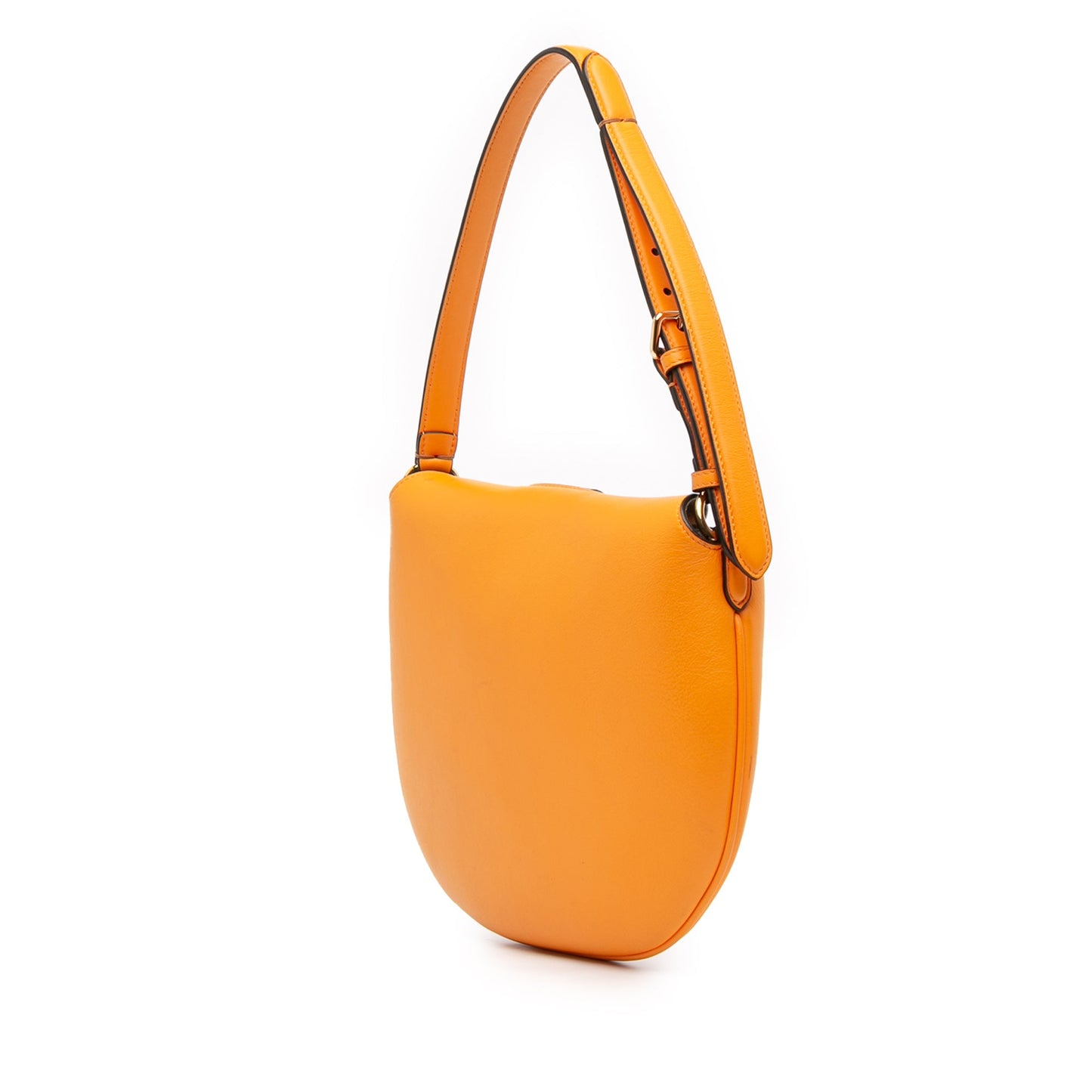 Fendi Small Leather Croissant Hobo Bag