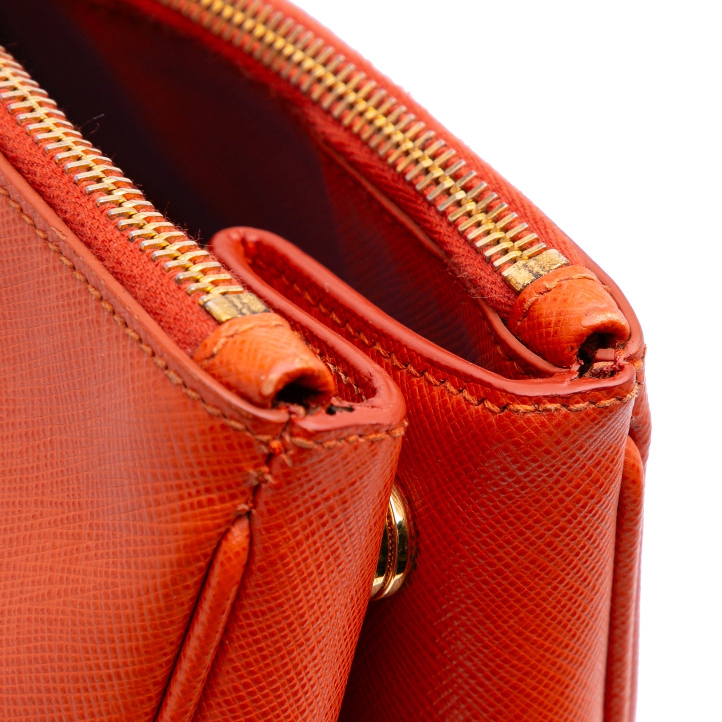 Prada Extra Large Saffiano Lux Galleria Double Zip Tote