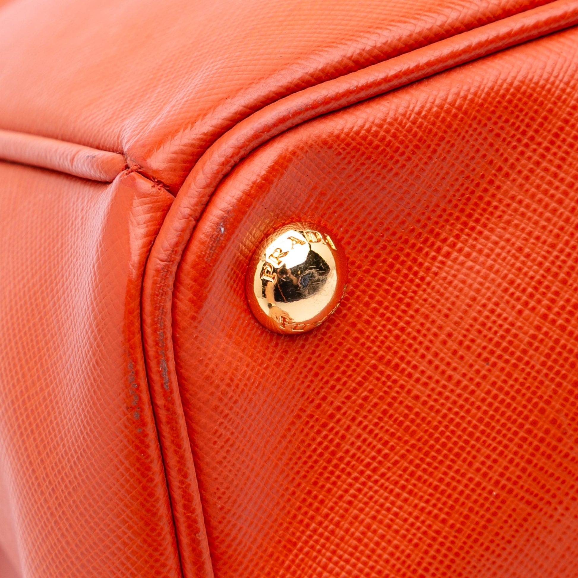Prada Extra Large Saffiano Lux Galleria Double Zip Tote