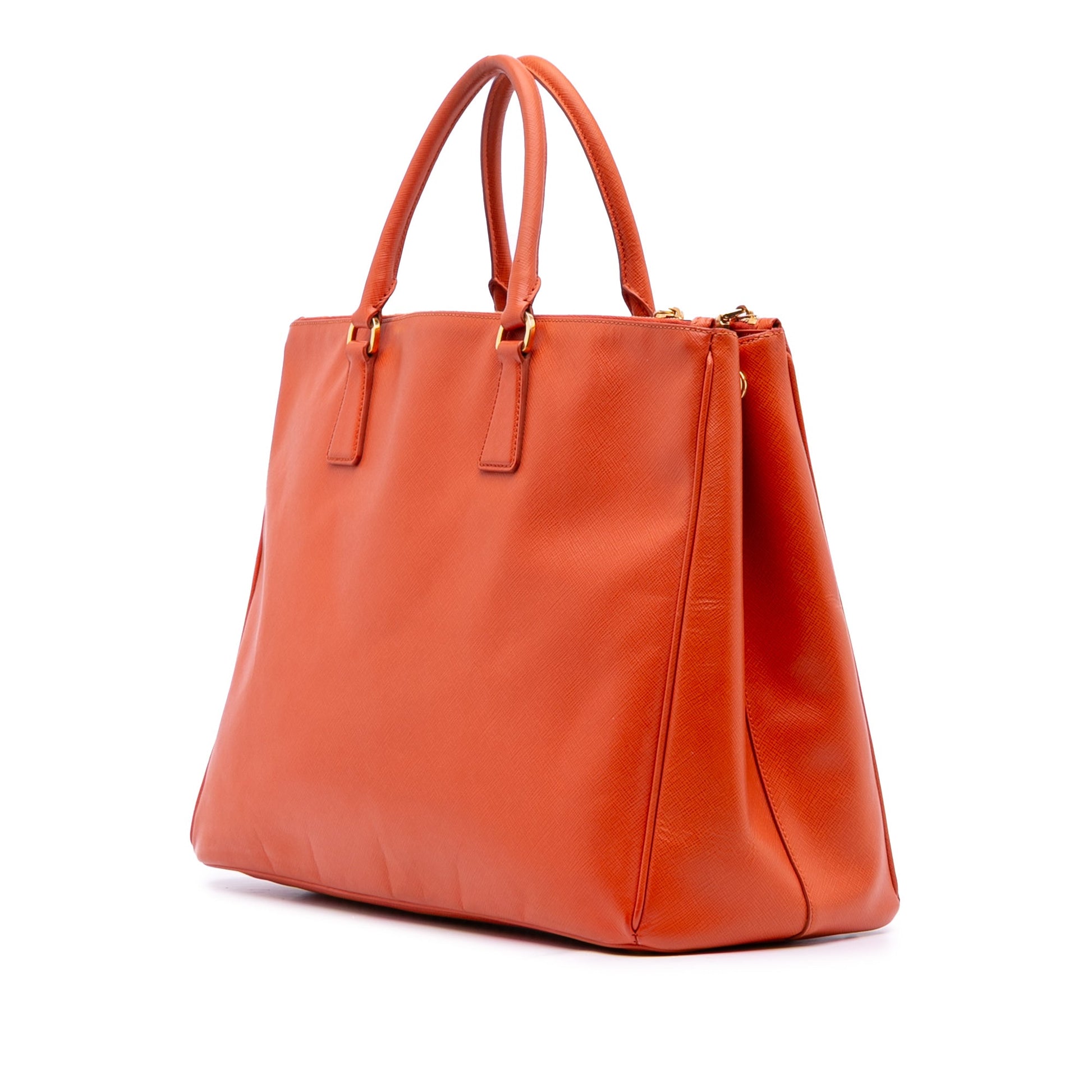 Prada Extra Large Saffiano Lux Galleria Double Zip Tote