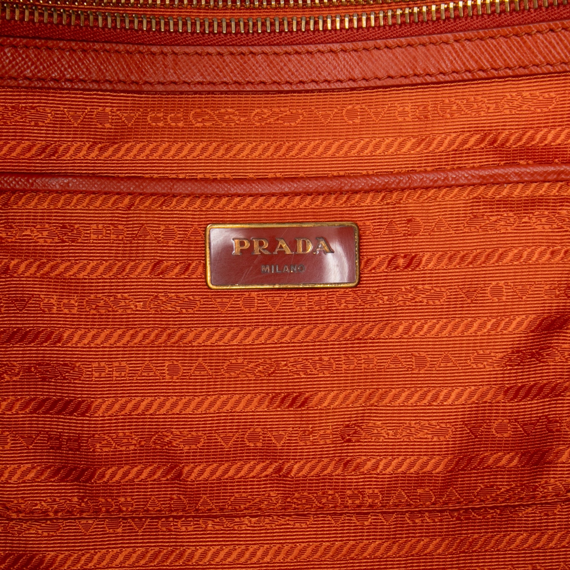 Prada Extra Large Saffiano Lux Galleria Double Zip Tote