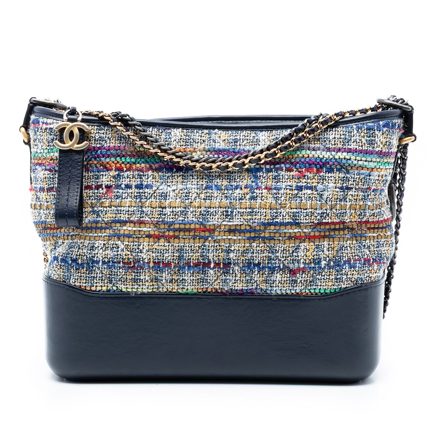 Medium Tweed and Lambskin Gabrielle Crossbody