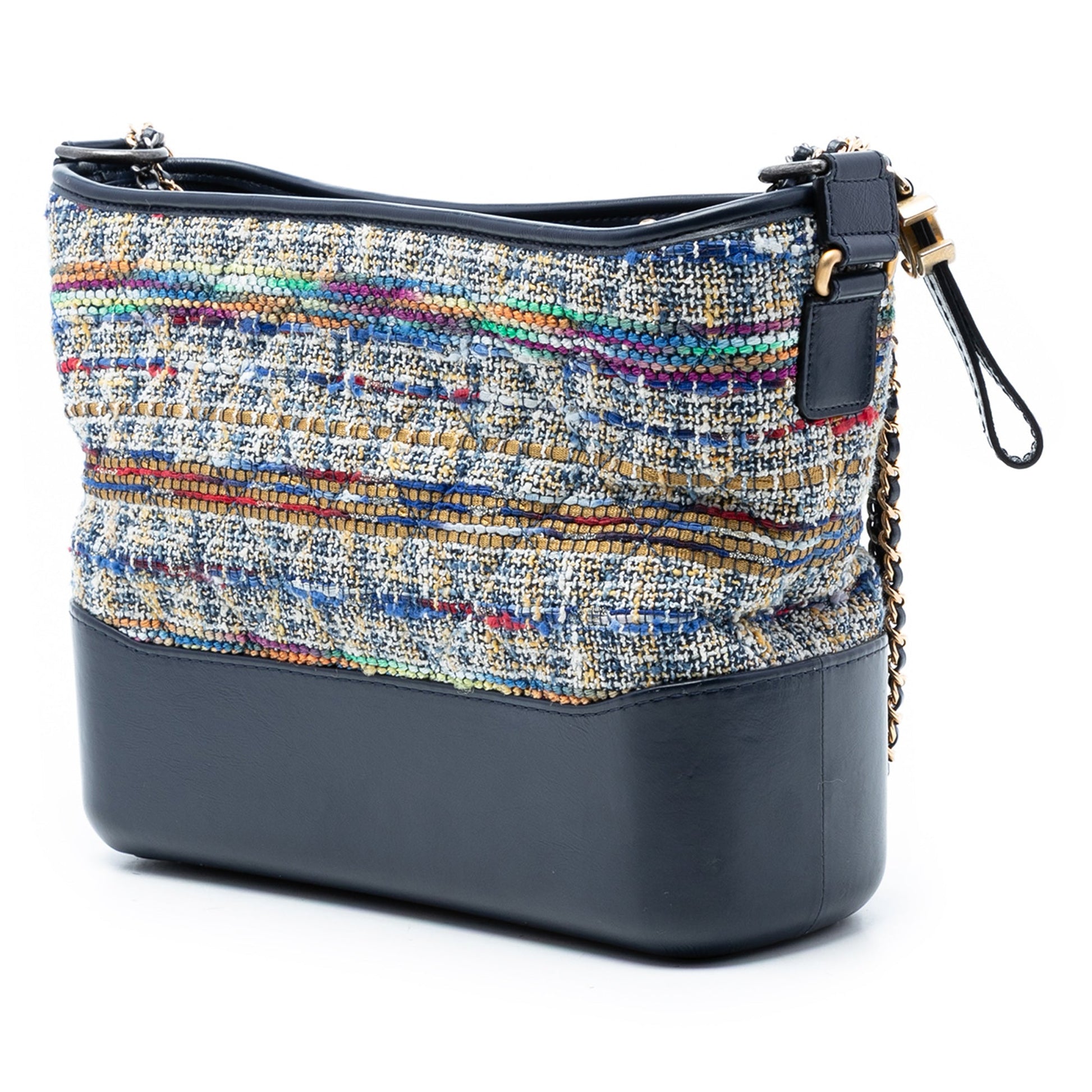 Medium Tweed and Lambskin Gabrielle Crossbody
