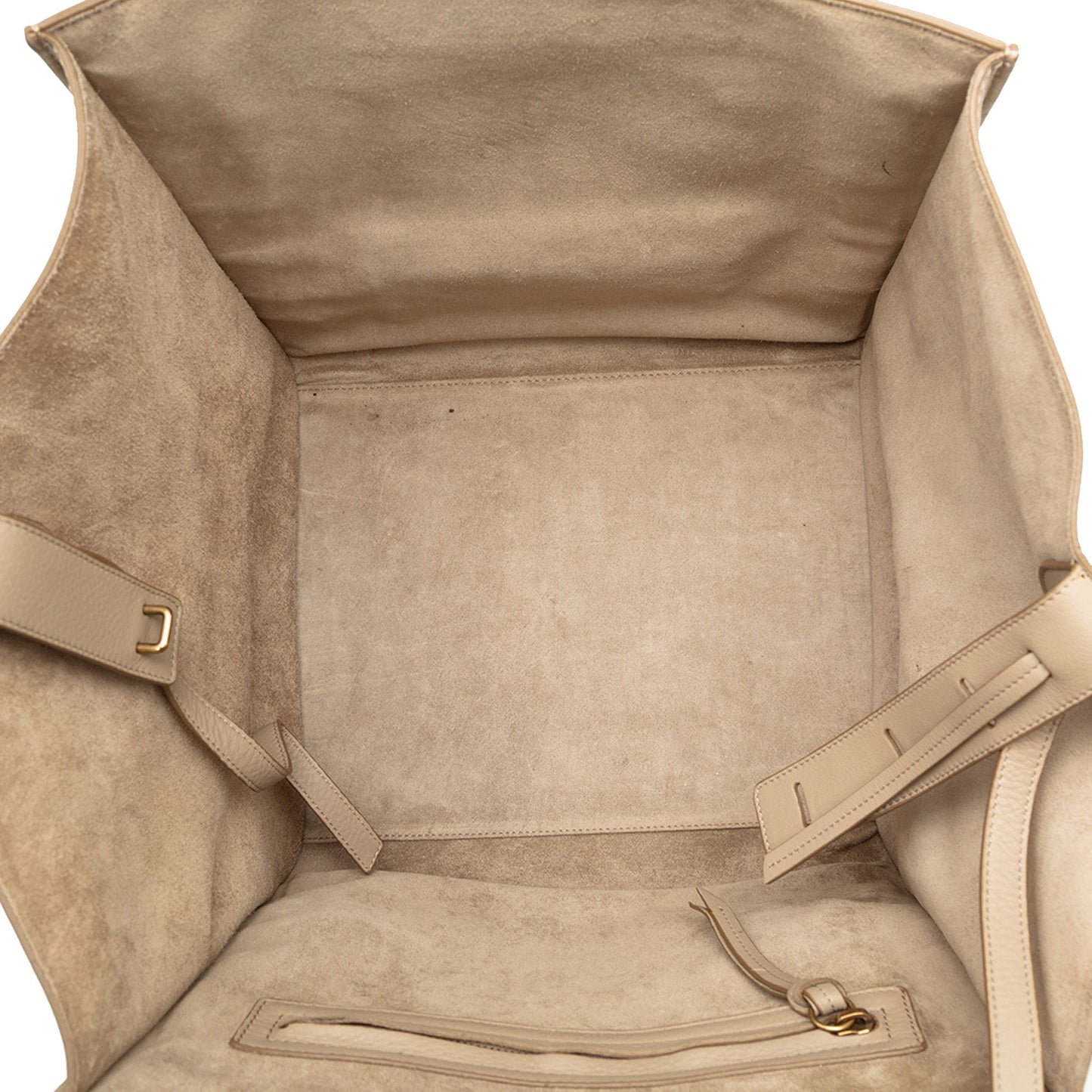 Celine Medium Leather Luggage Phantom Tote
