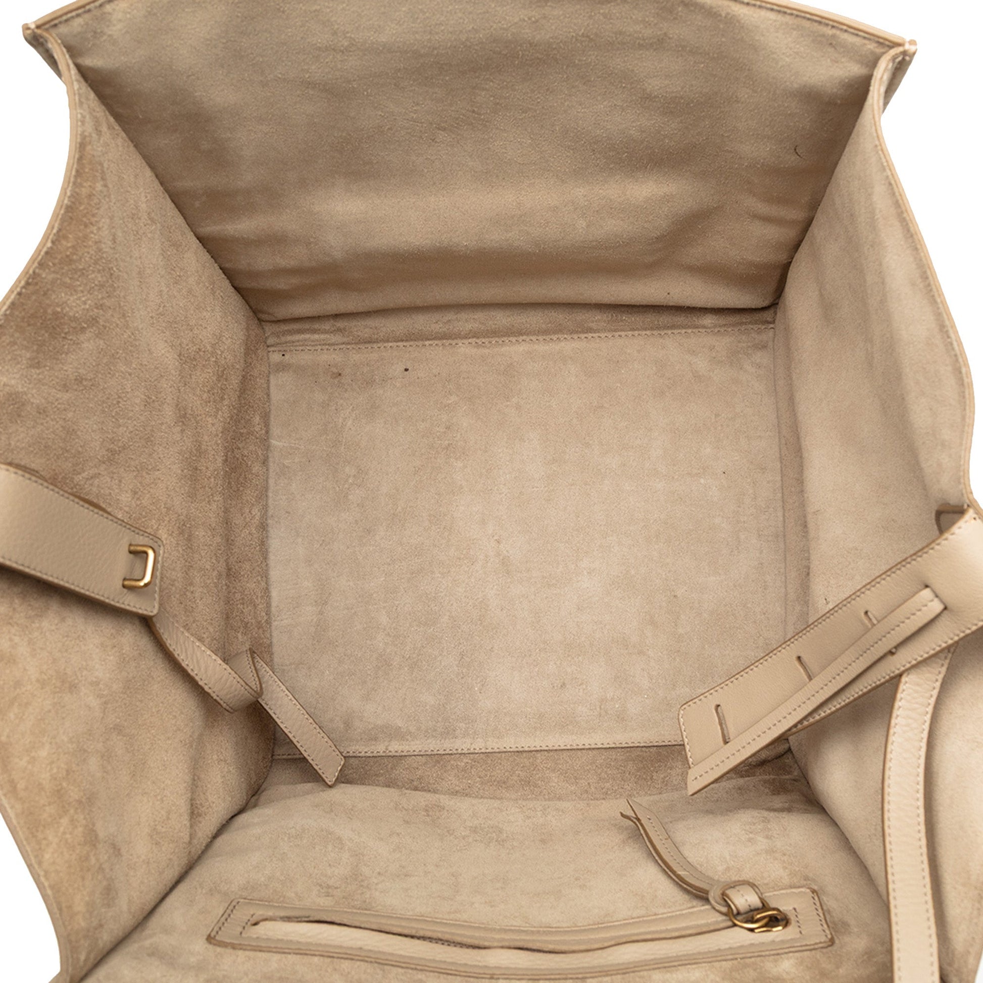 Celine Medium Leather Luggage Phantom Tote