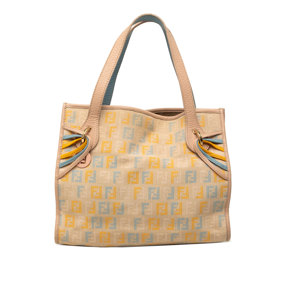 Fendi Small Multicolore Zucchino Canvas Tote