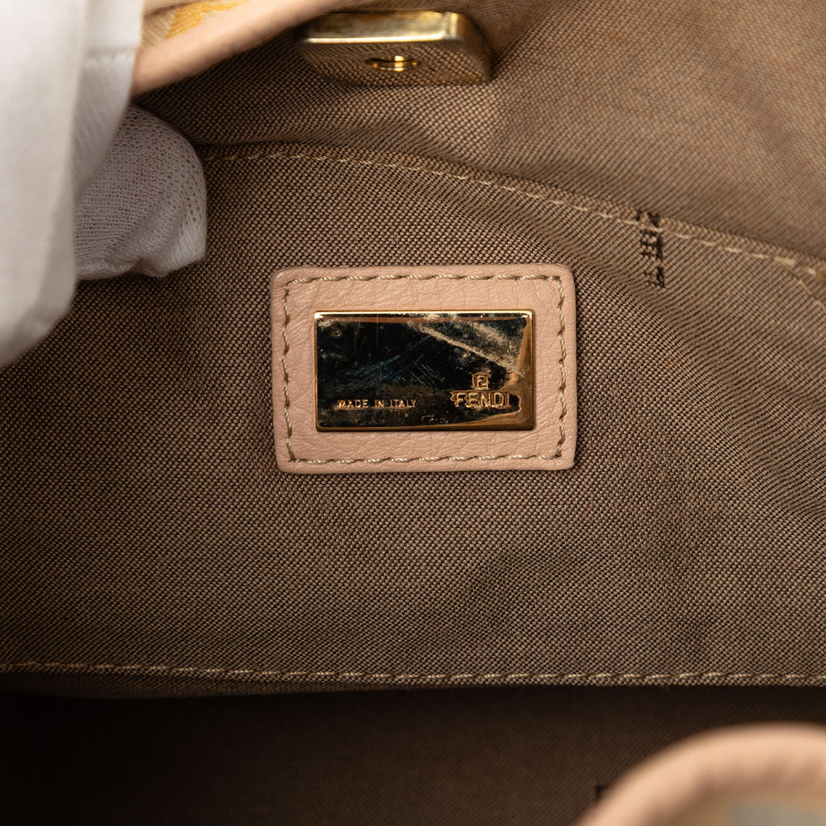 Fendi Small Multicolore Zucchino Canvas Tote