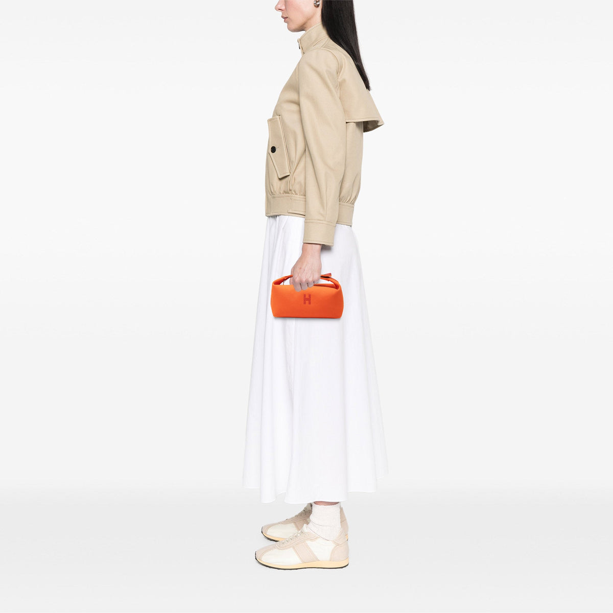 Hermès Small Toile Bride A Brac Case